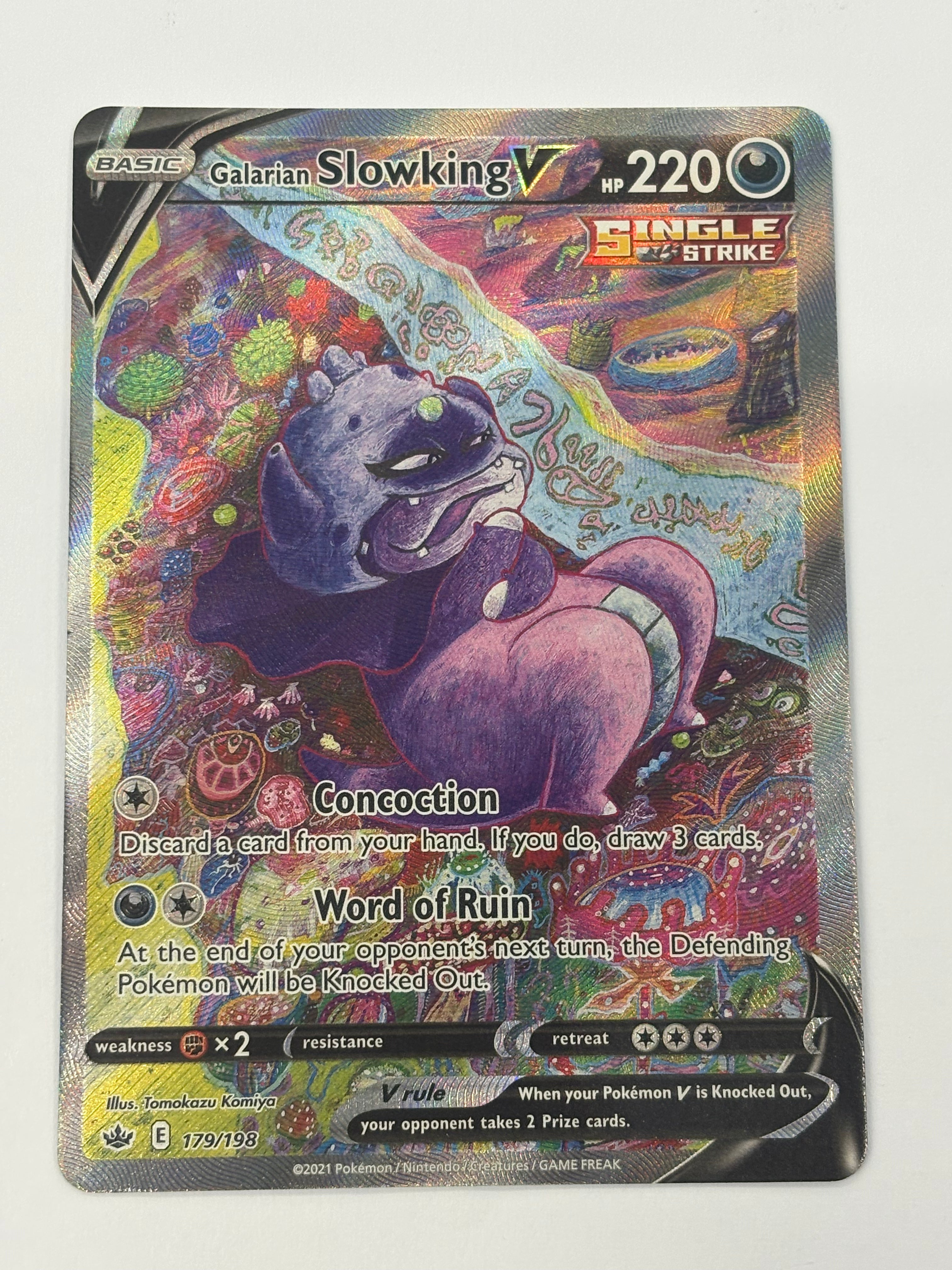Pokémon TCG - Chilling Reign Galarian Slowpoke 179/198 NM