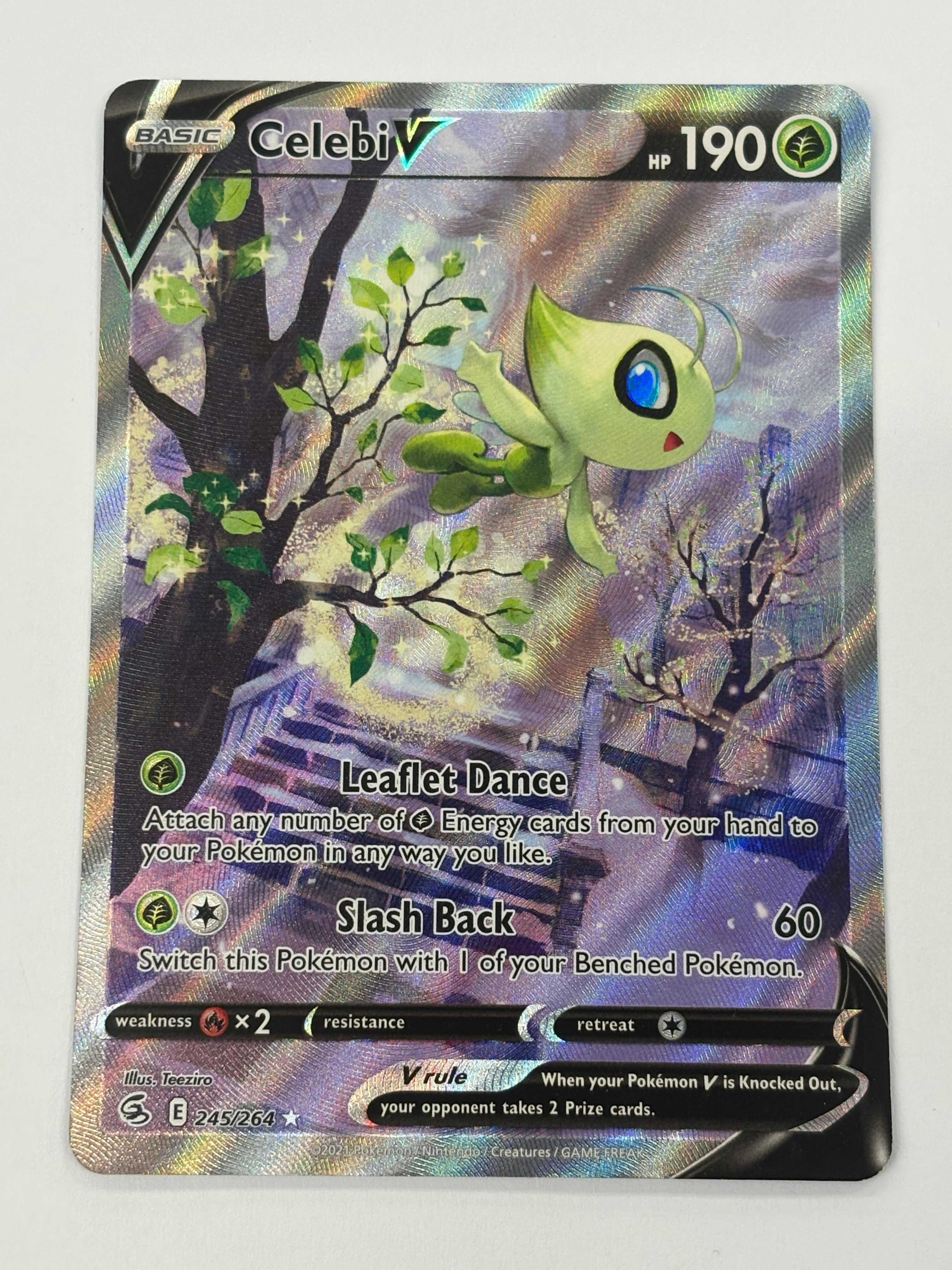 Pokémon TCG - Fusion Strike Celebi V 245/264 HP