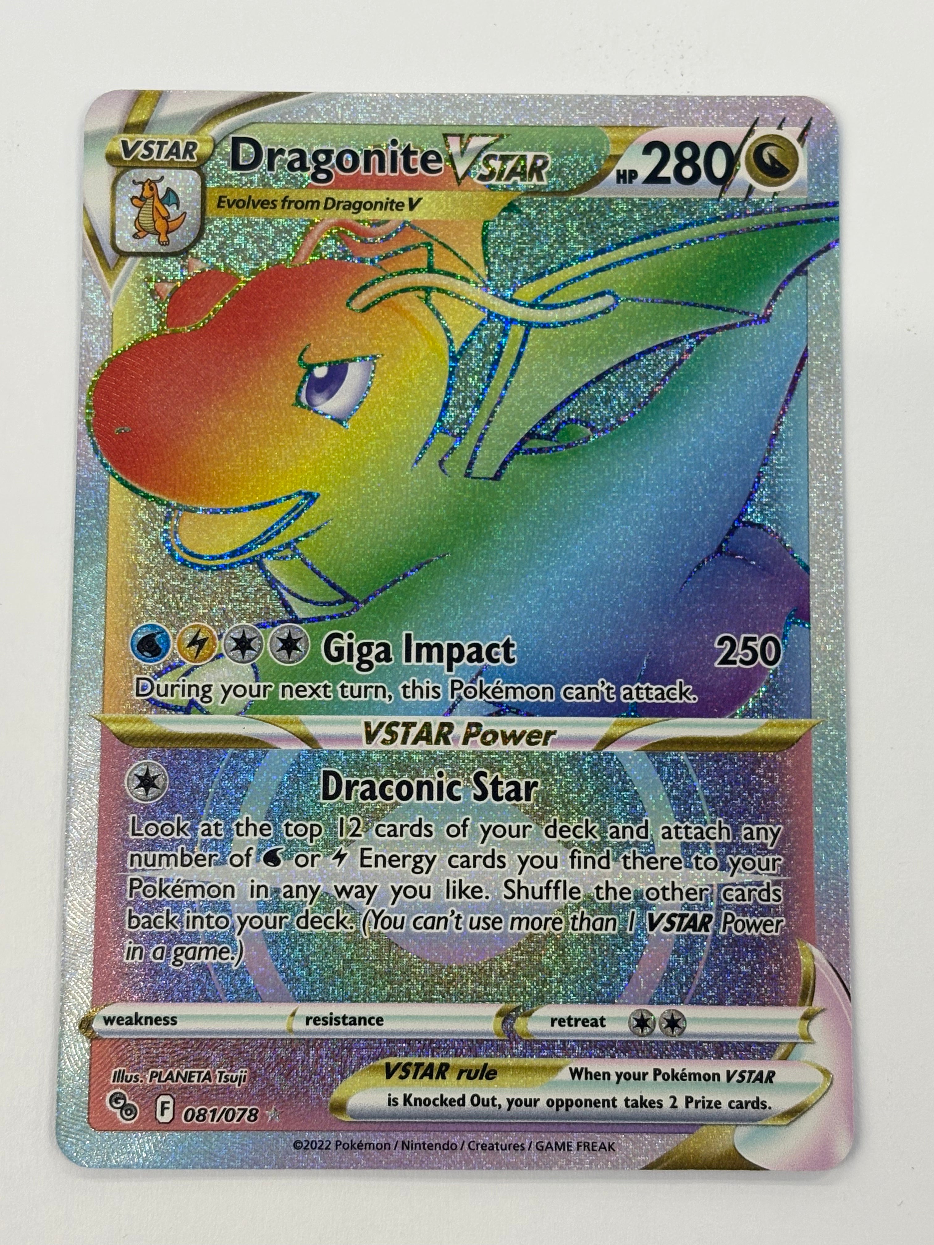 Pokémon TCG - Pokémon GO Dragonite VSTAR 081/078 NM