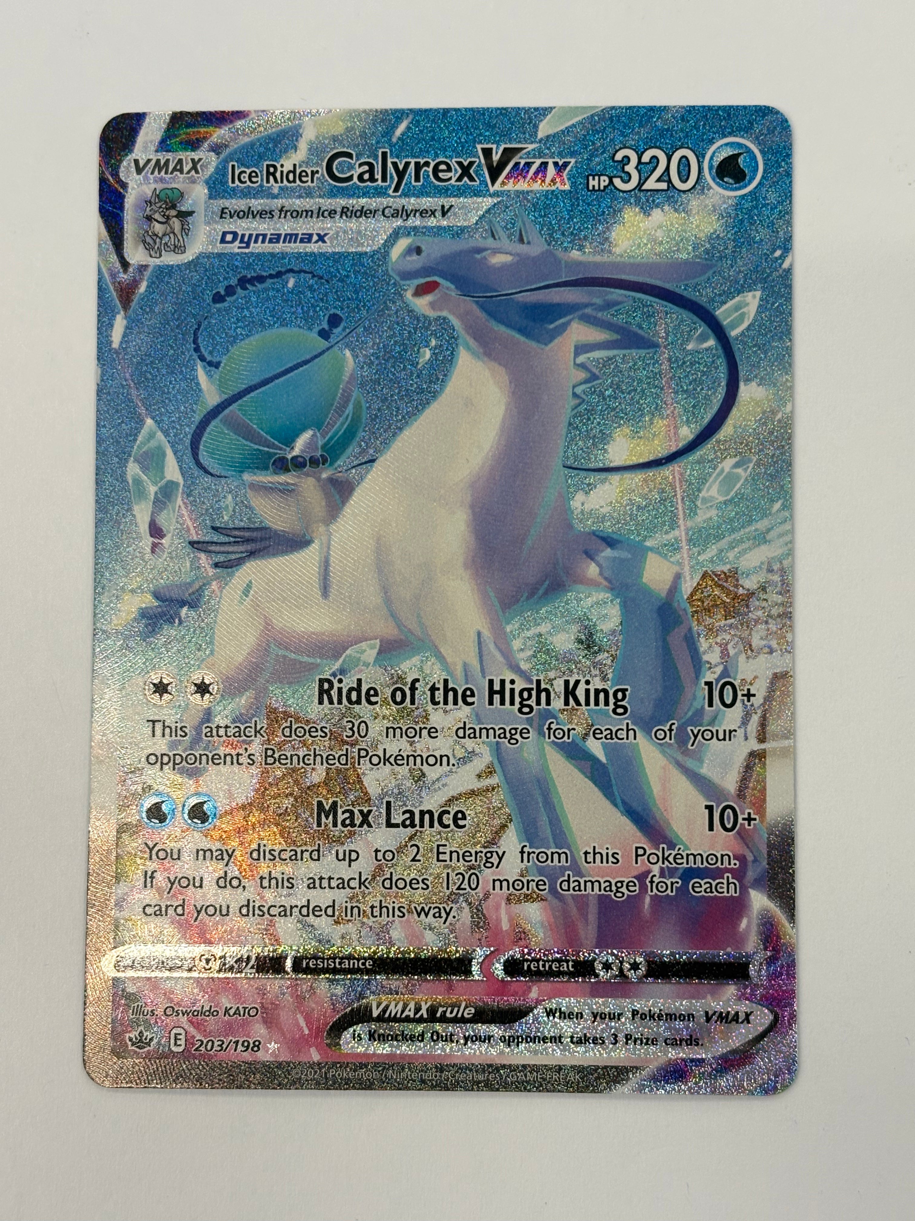 Pokémon TCG - Chilling Reign Ice Rider Calyrex 203/198 NM