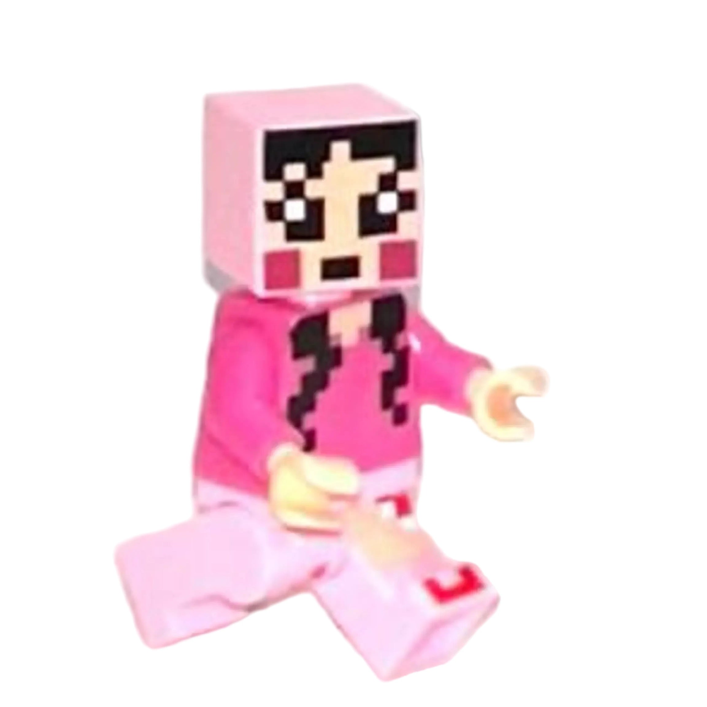 Minecraft Pink Girl #1 Mini Block Figure