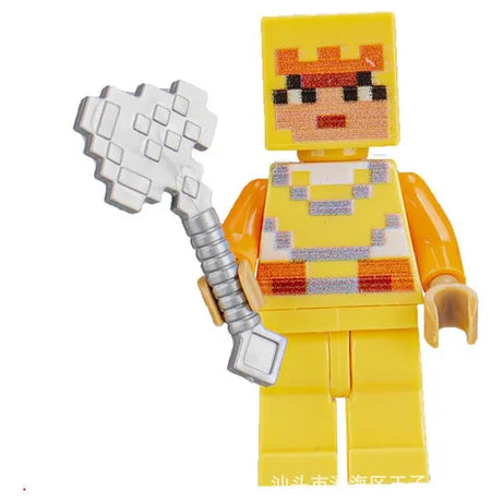 Minecraft Gold Skin #1 Mini Block Figure