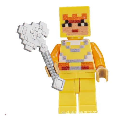 Minecraft Gold Skin #1 Mini Block Figure