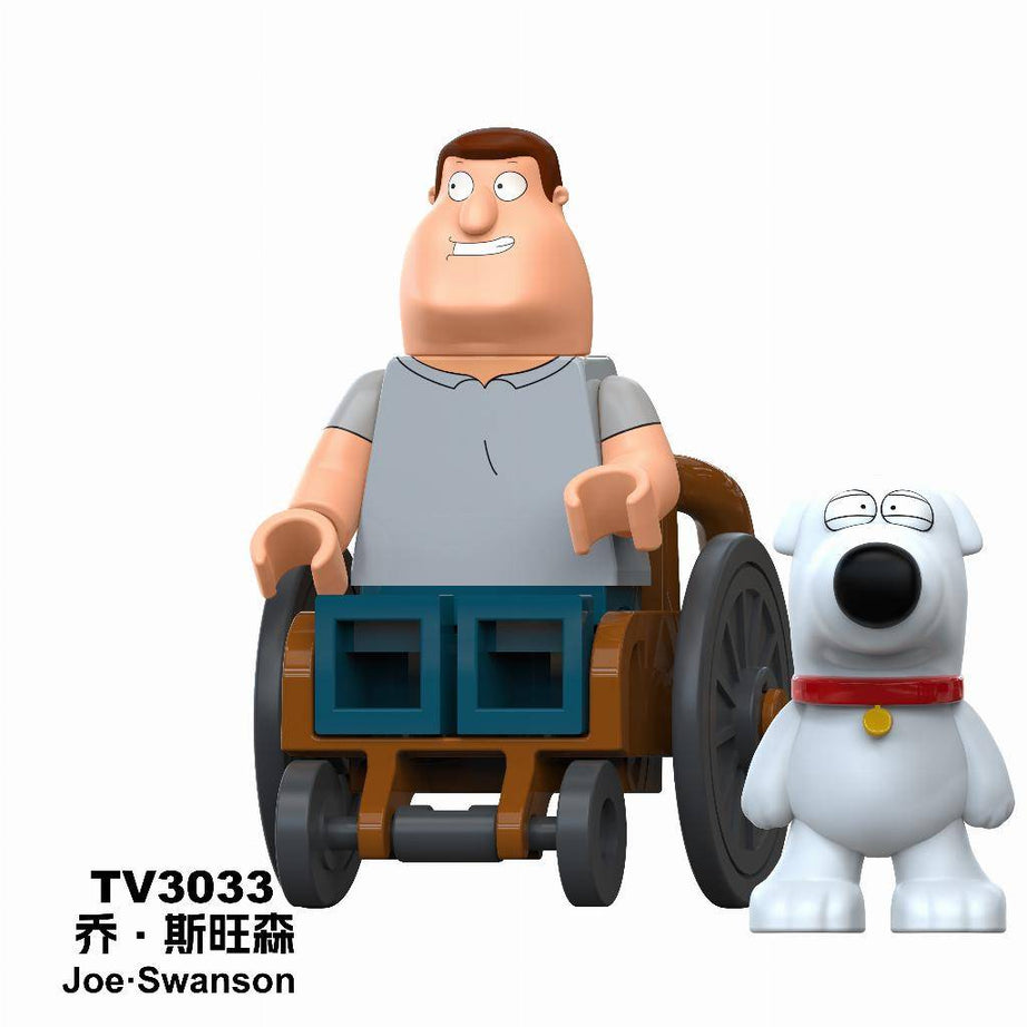 Family Guy Joe Swanson #1 Mini Block Figure