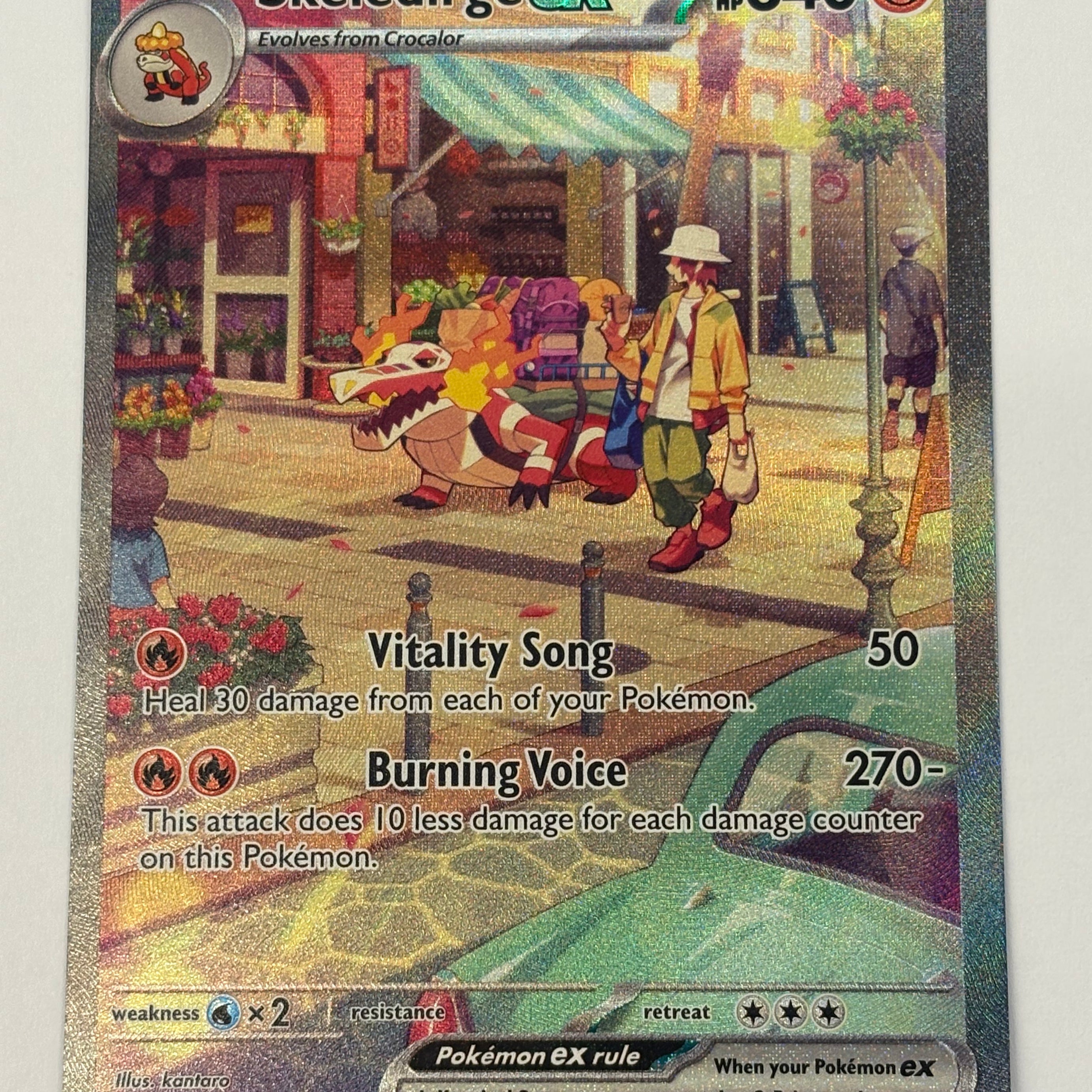 Pokémon TCG - Paldea Evolved Skeledirge ex 258/193 LP