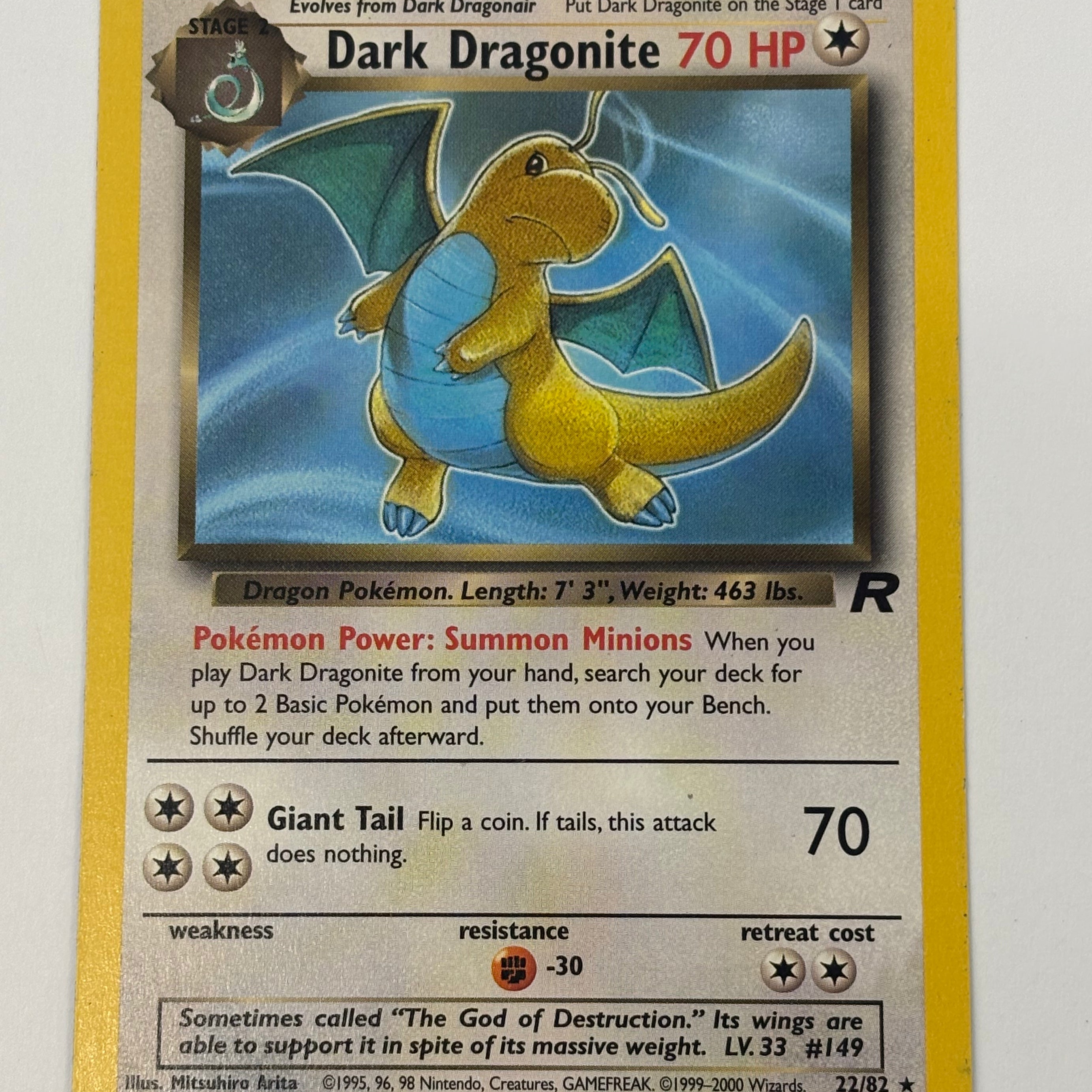 Pokémon TCG - Team Rocket Unlimited Dark Dragonite 22/82 MP