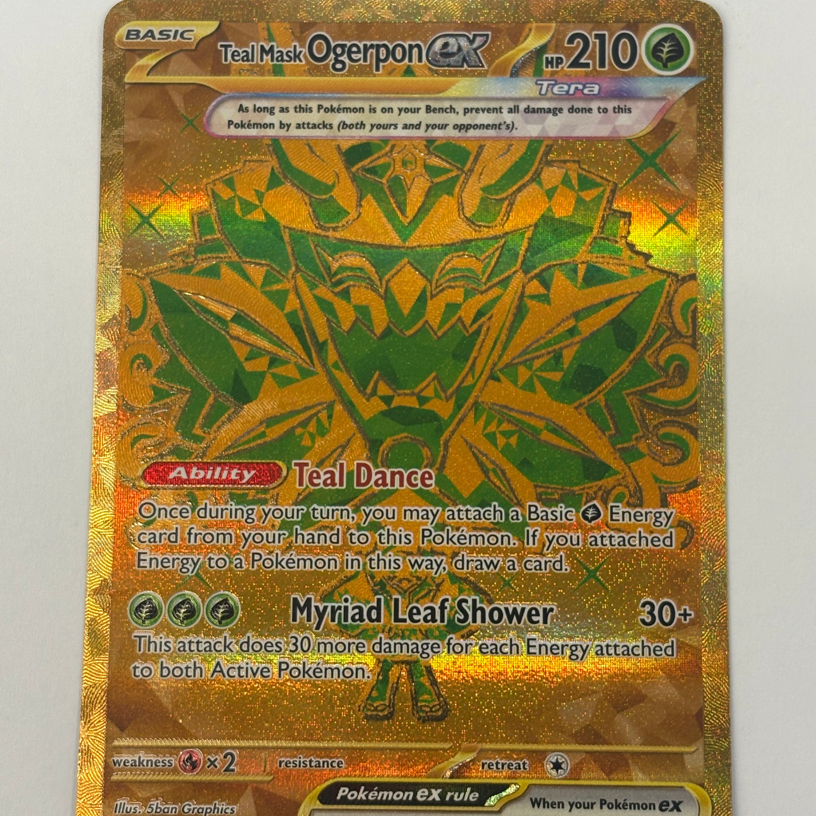 Pokémon TCG - Prismatic Evolutions Teal Mask Ogerpon ex 177/131 NM