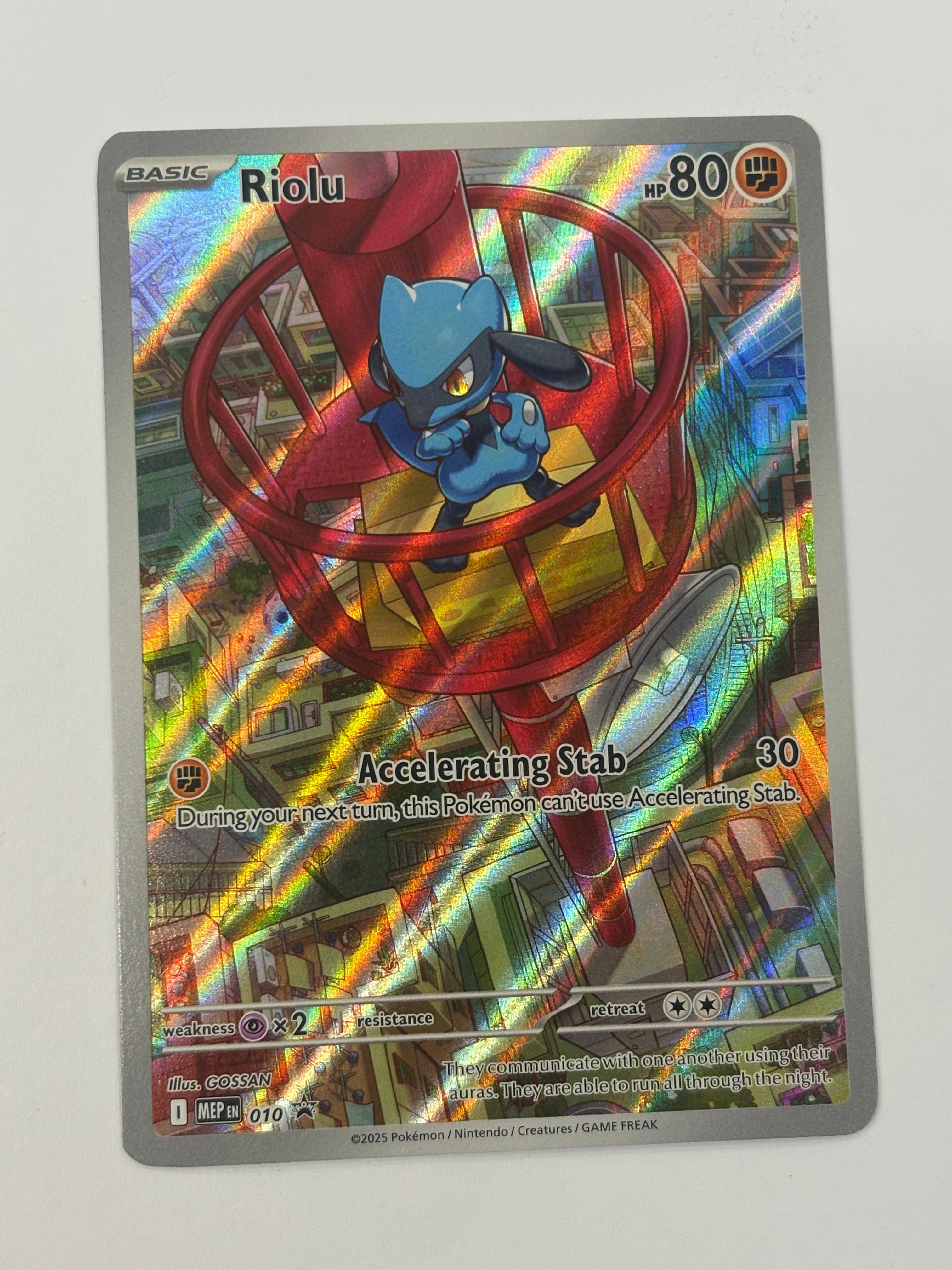 Pokémon TCG - Mega Evolution Promo Riolu 010 NM