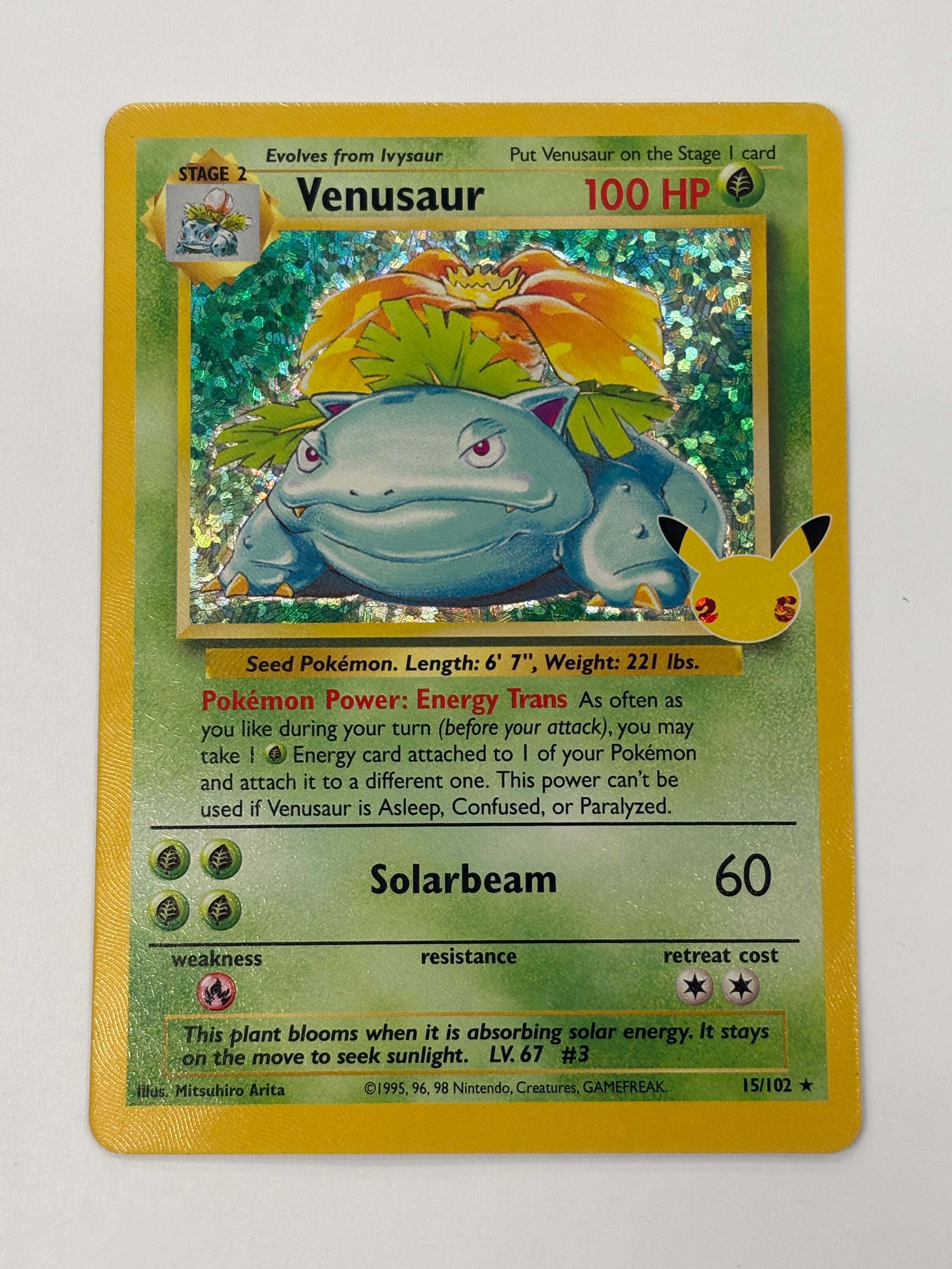 Pokémon TCG - Celebrations Venusaur 15/102 MP