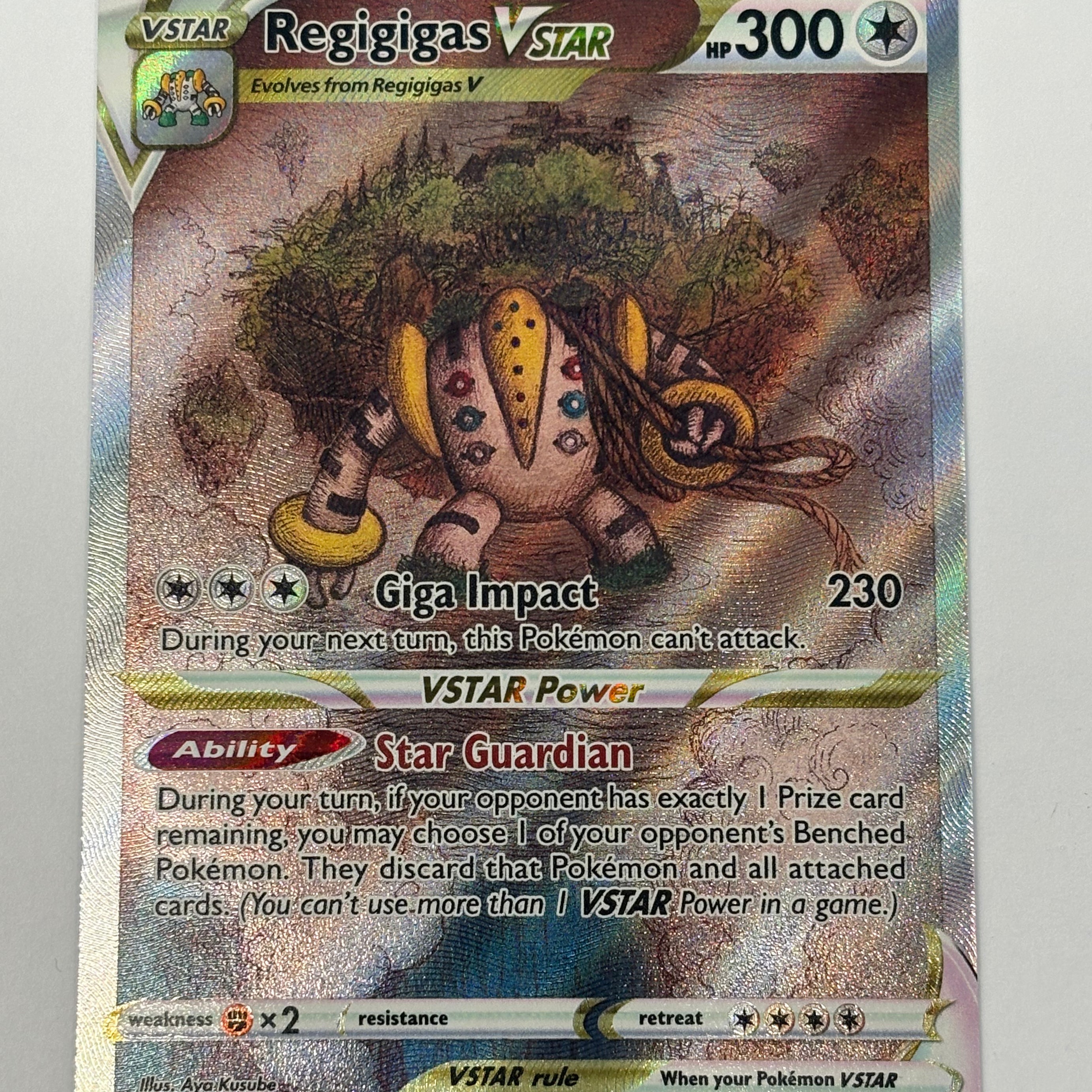 Pokémon TCG - Crown Zenith Regigigas VSTAR GG55/GG70 NM
