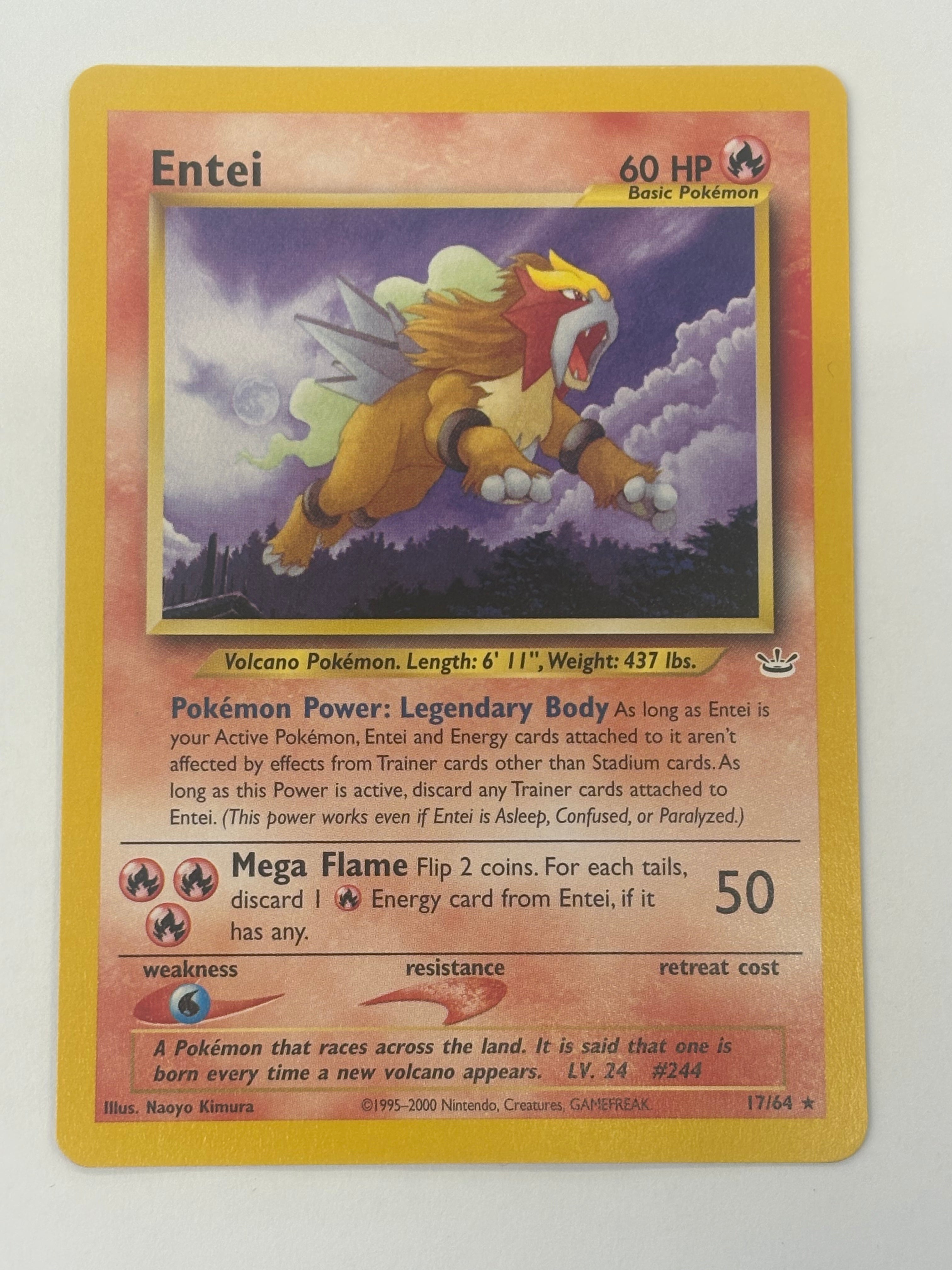 Pokémon TCG - Neo Revelation Unlimited Entei 14/64 NM