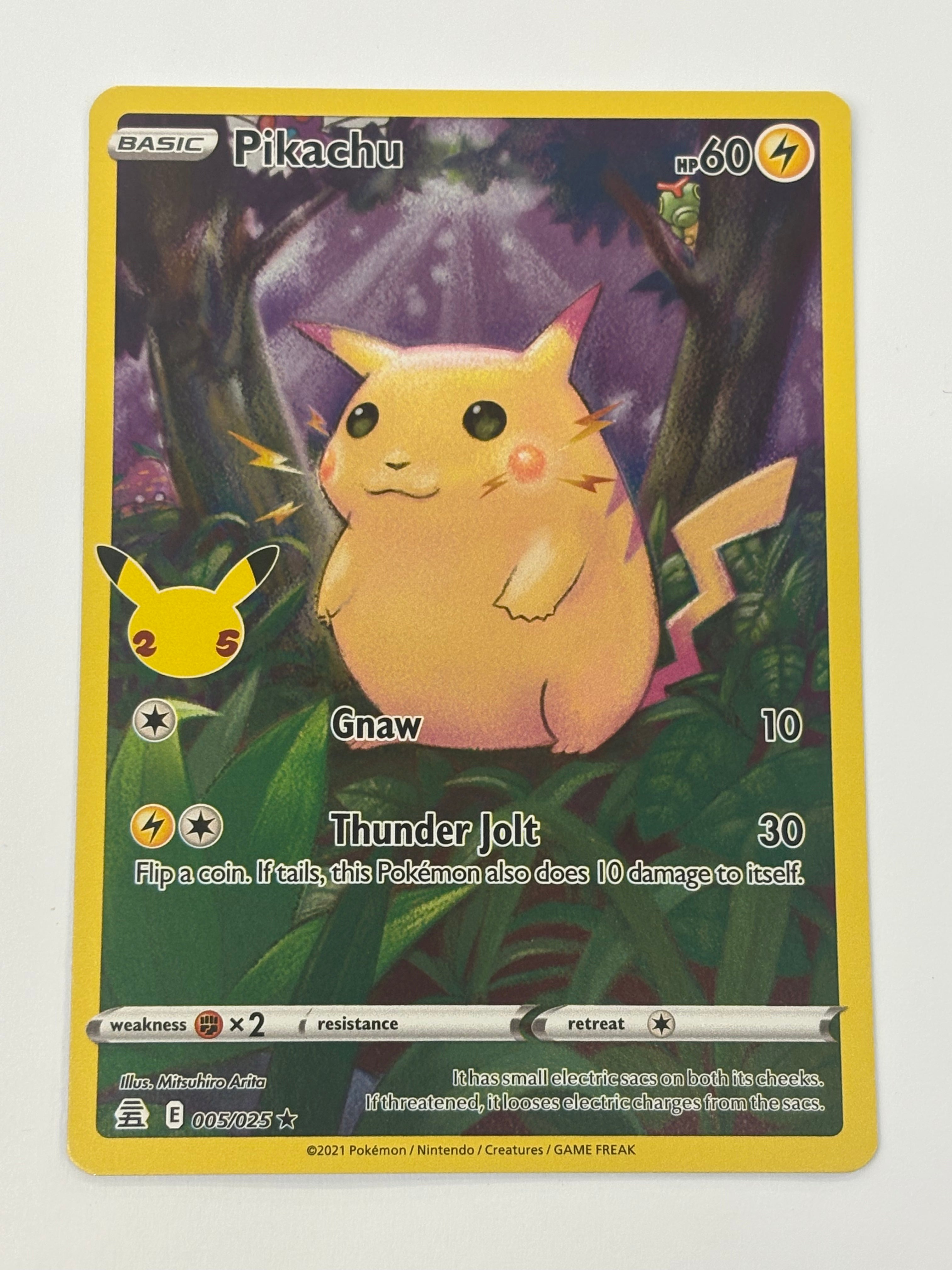 Pokémon TCG - Celebrations Pikachu 05/102 NM