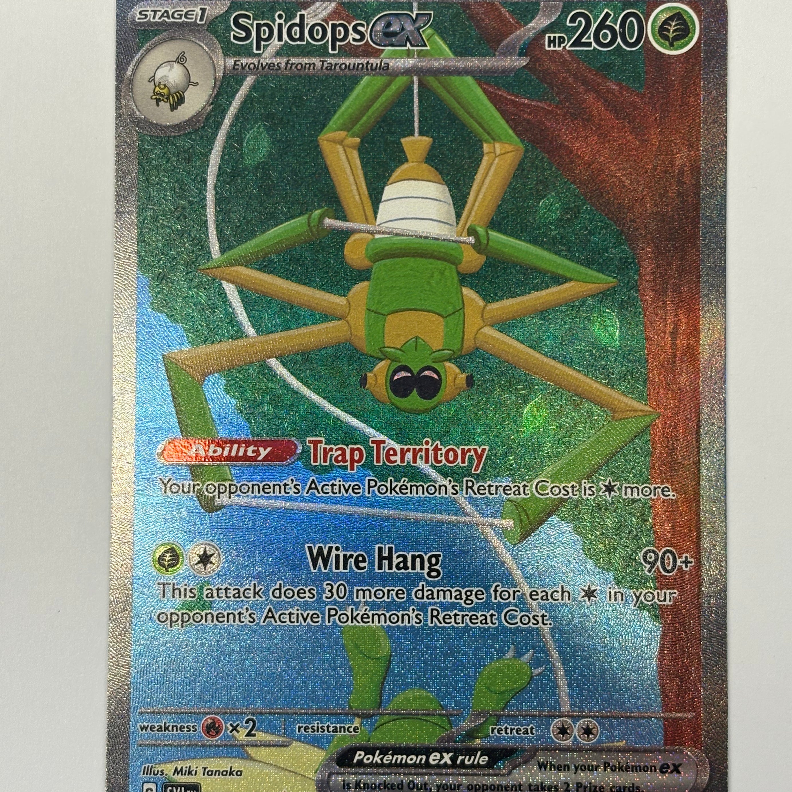 Pokémon TCG - Scarlet & Violet Spidops ex 243/198 NM