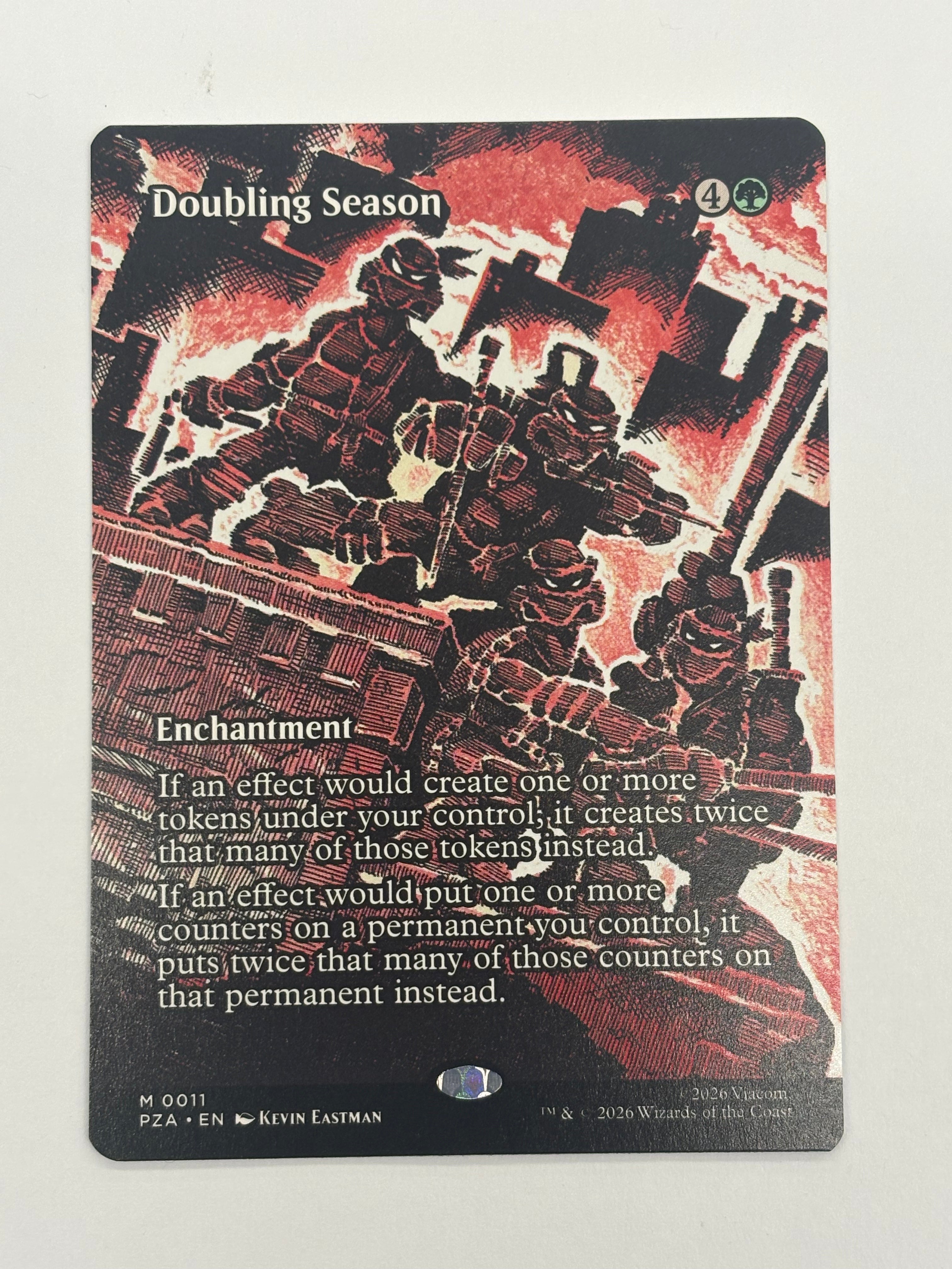 Magic the Gathering TCG - Teenage Mutant Ninja Turtles Source Material Doubling Season 011 NM