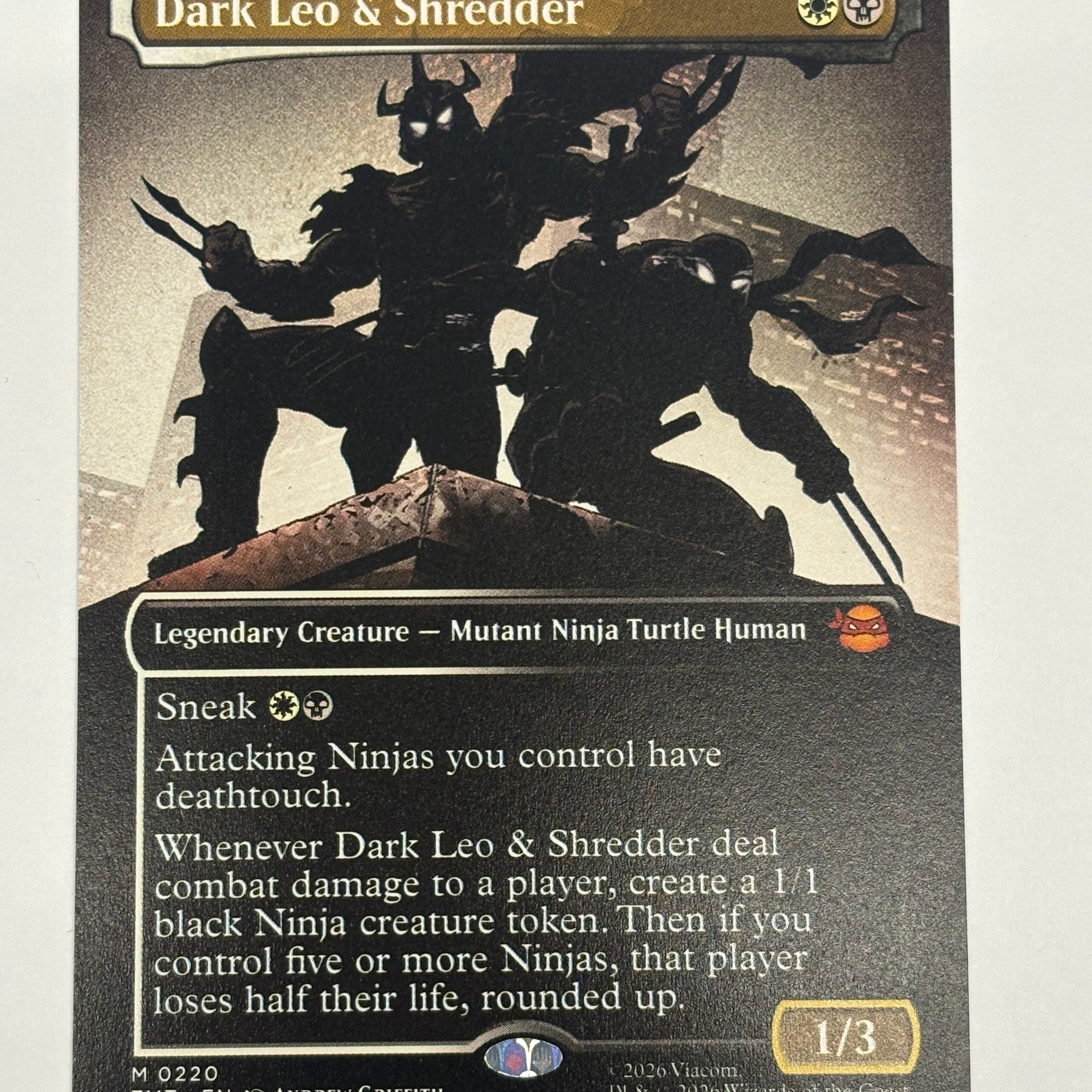 Magic the Gathering TCG - Teenage Mutant Ninja Turtles Dark Leo & Shredder (Showcase) 0220 NM