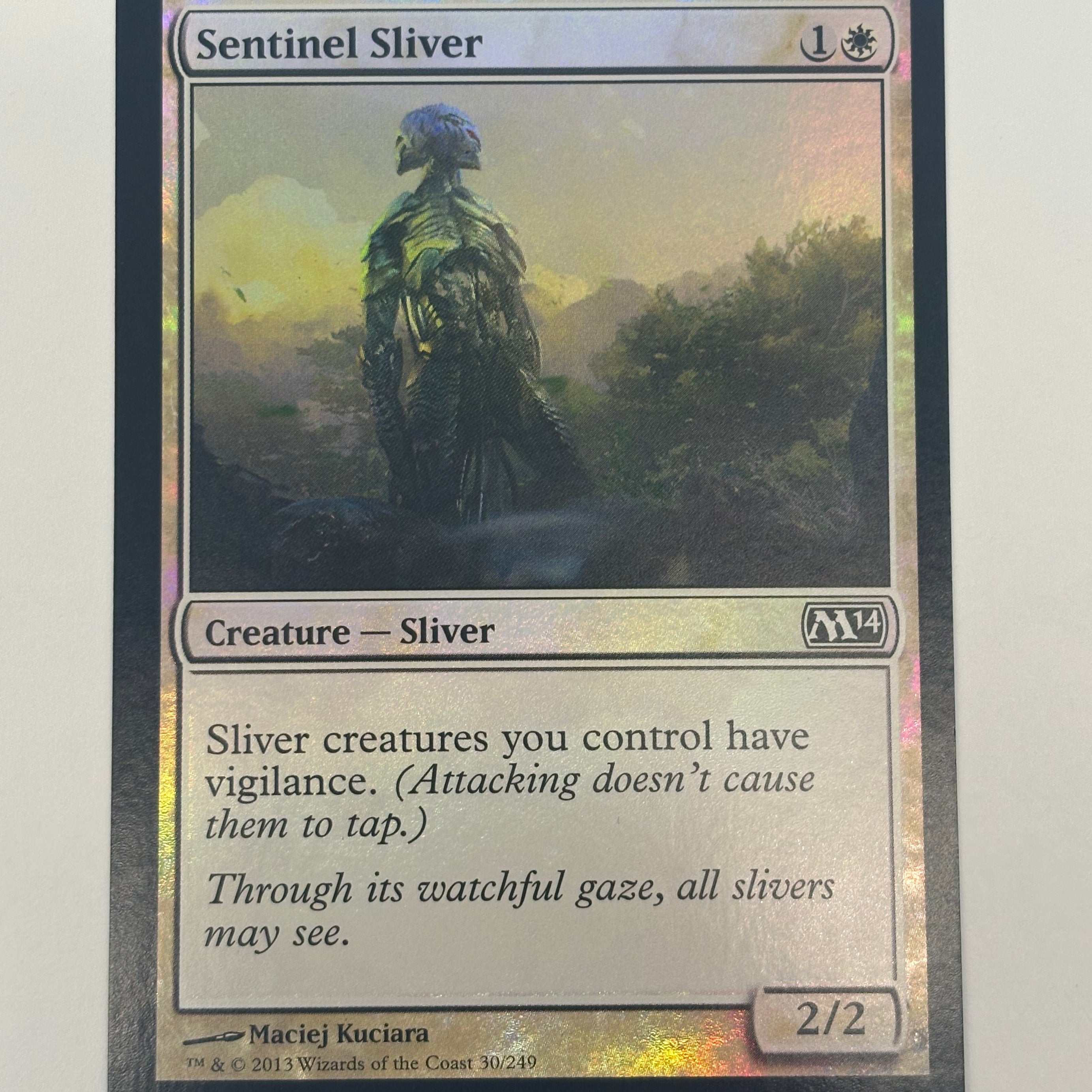 Magic the Gathering TCG - Magic 14 Sentinel Sliver 30/249 Foil NM