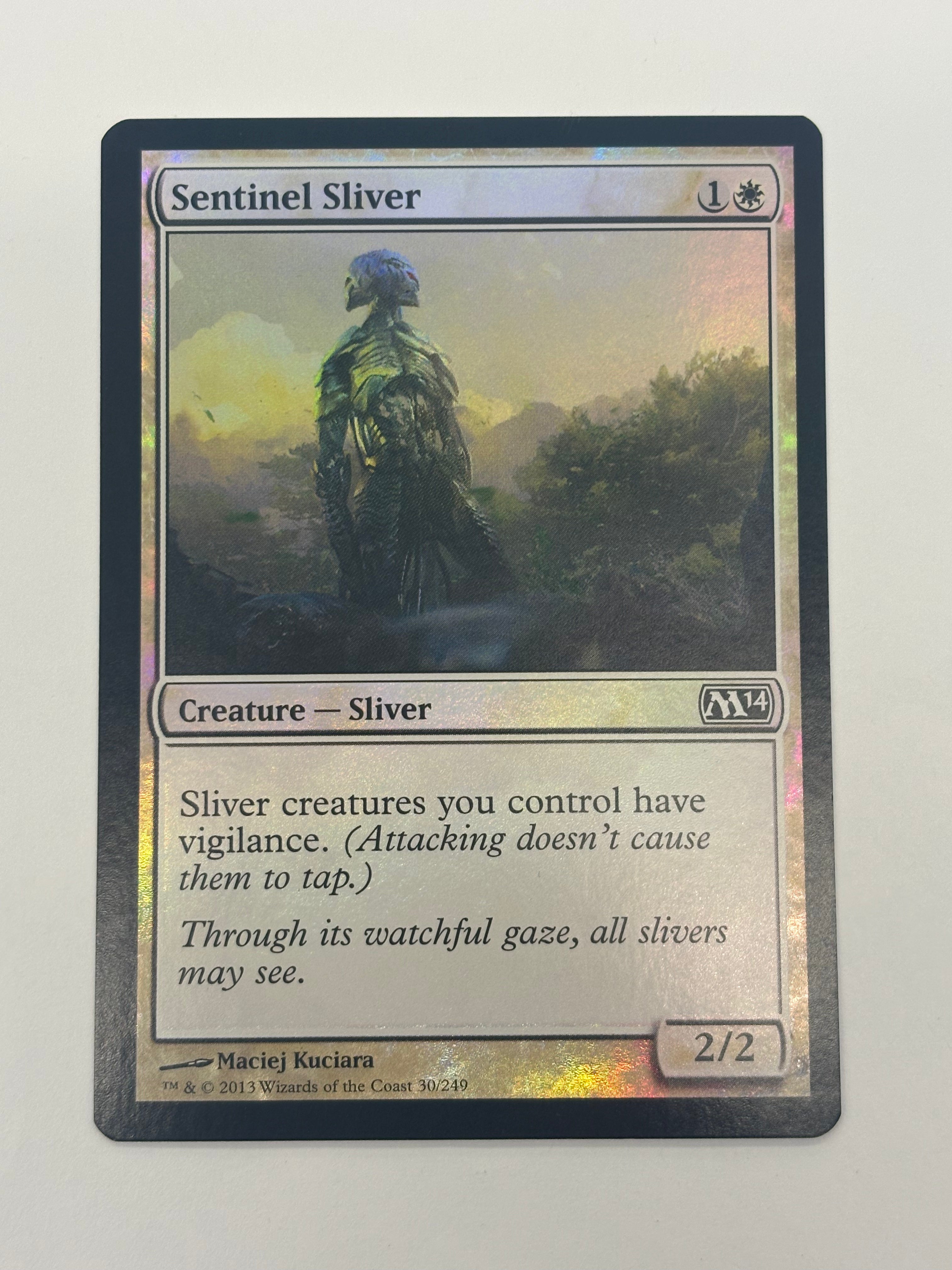 Magic the Gathering TCG - Magic 14 Sentinel Sliver 30/249 Foil NM