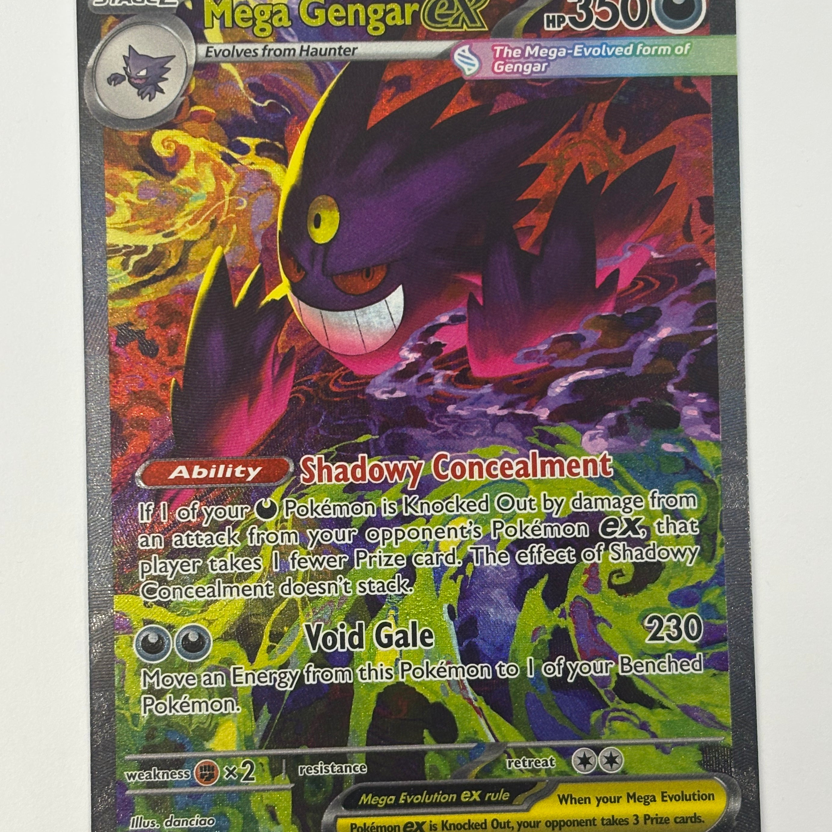 Pokémon TCG - Ascended Heroes Mega Gengar ex 284/217 NM