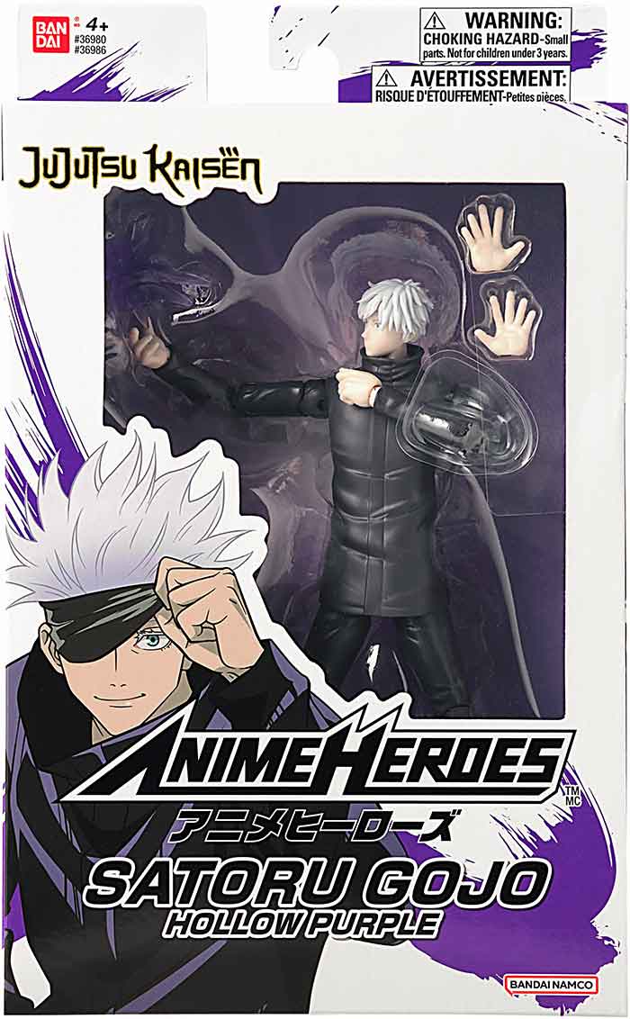 Bandai Anime Heroes Jujutsu Kaisen Satoru Gojo (Hollow Purple) Action Figure