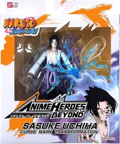 Bandai Anime Heroes Beyond Naruto Shippuden Sasuke Uchiha Curse Mark Transformation Action Figure