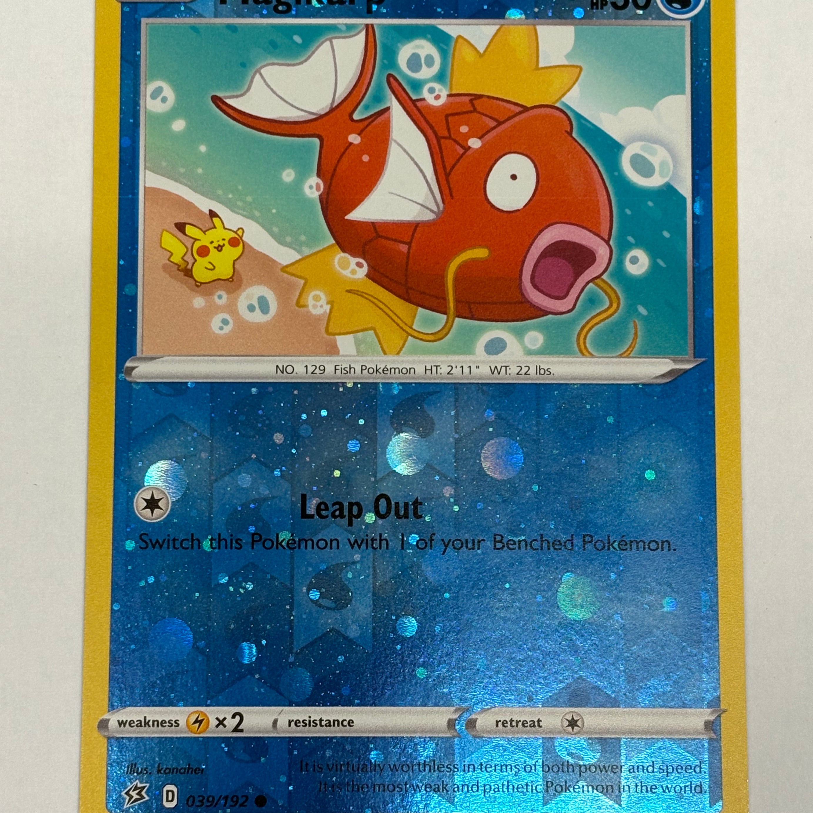Pokémon TCG - Promo Magikarp 039 Reverse Holo NM