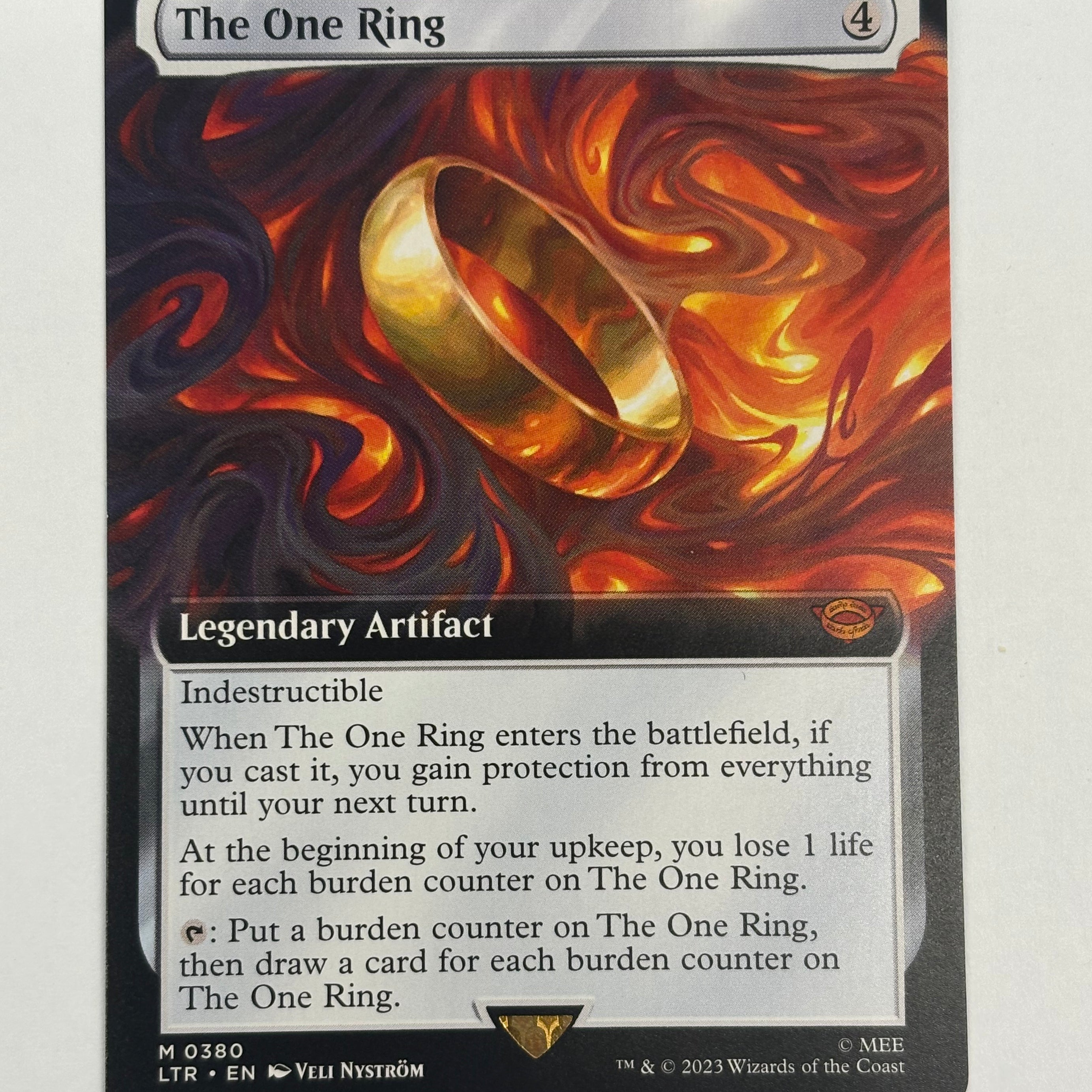 Magic The Gathering TCG - Universe Beyond Lord of The Rings The One Ring (Extended Art) 380 LP