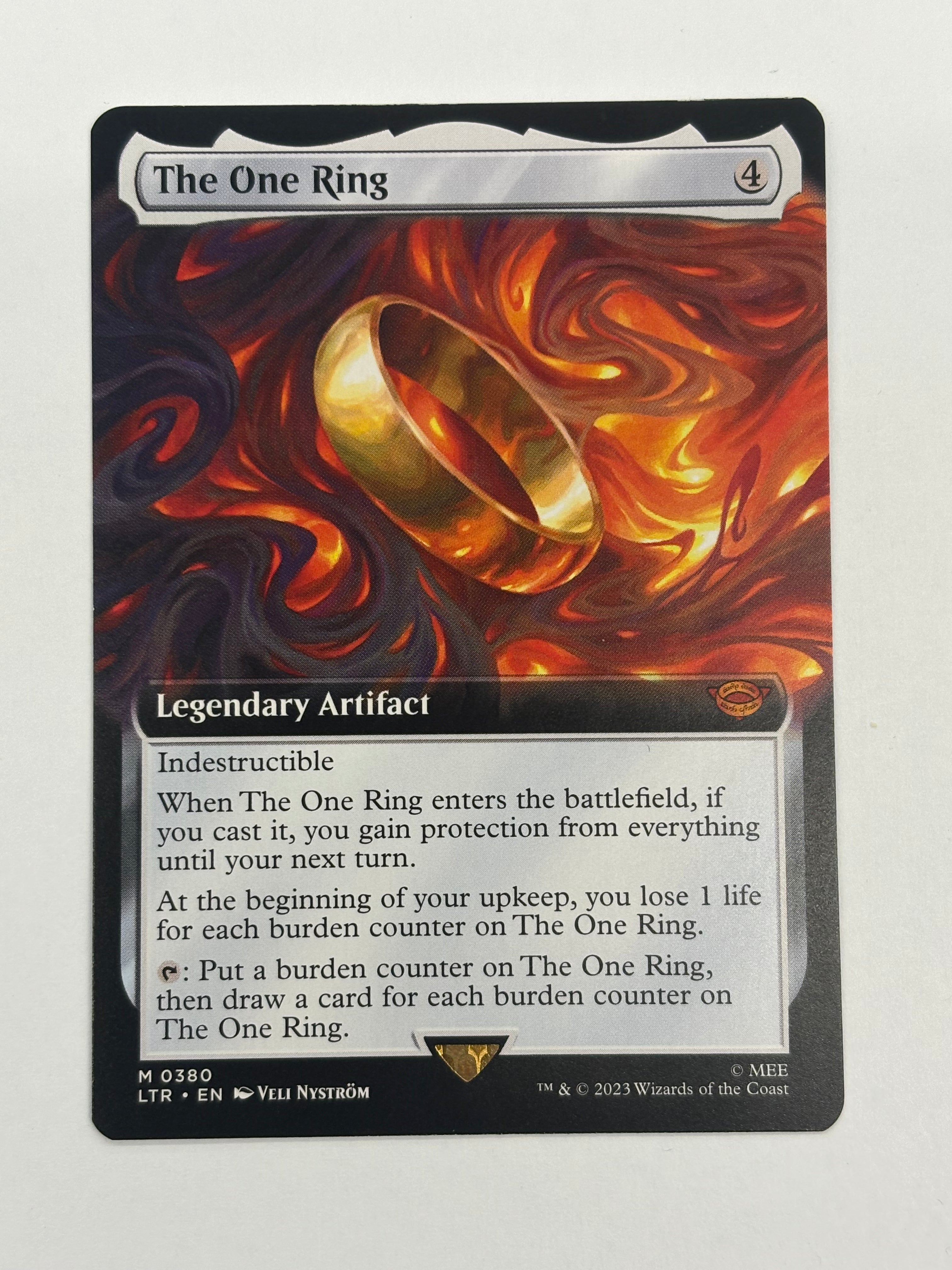 Magic The Gathering TCG - Universe Beyond Lord of The Rings The One Ring (Extended Art) 380 LP