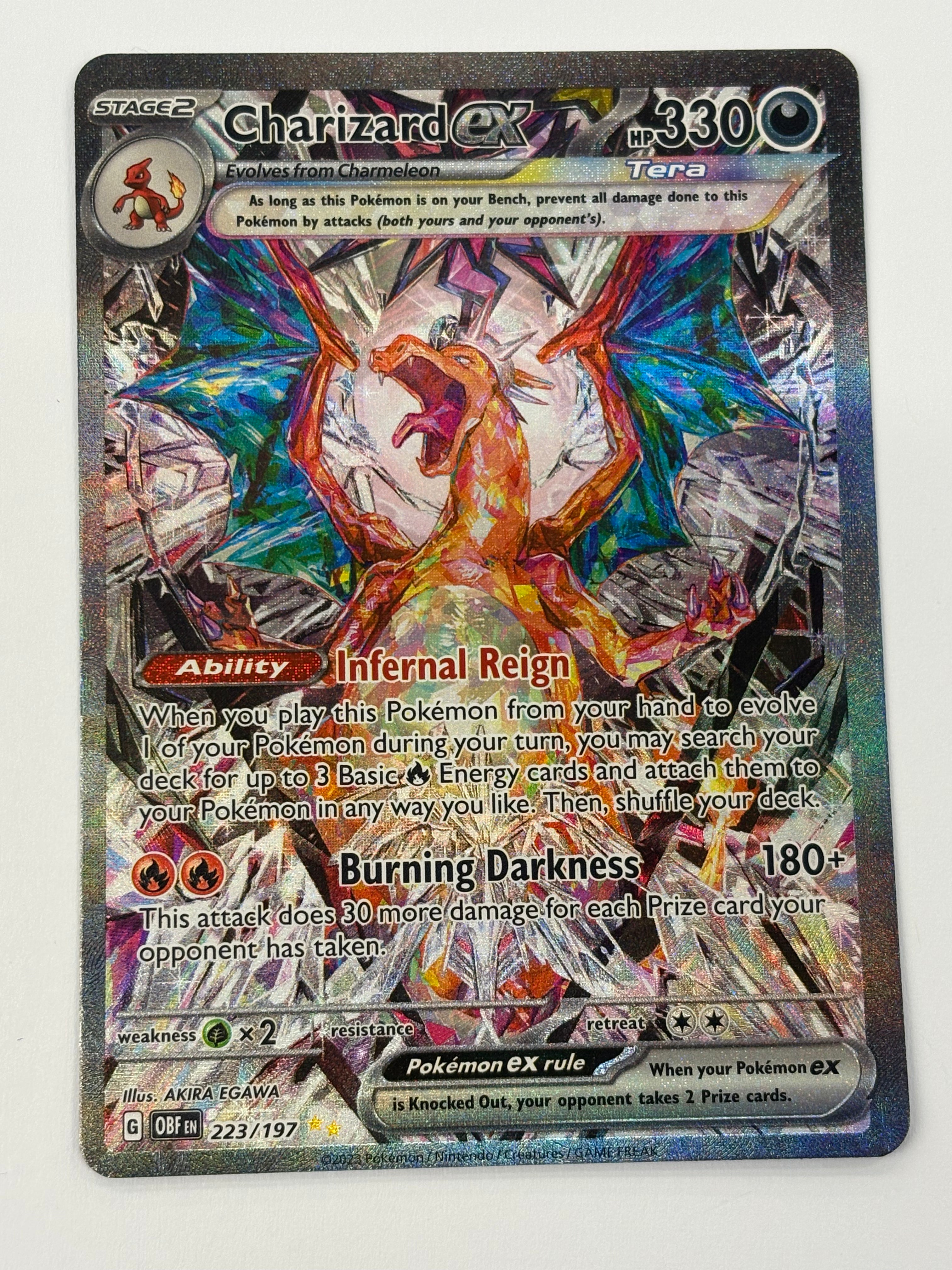 Pokémon TCG - Obsidian Flames Charizard ex 223/197 NM