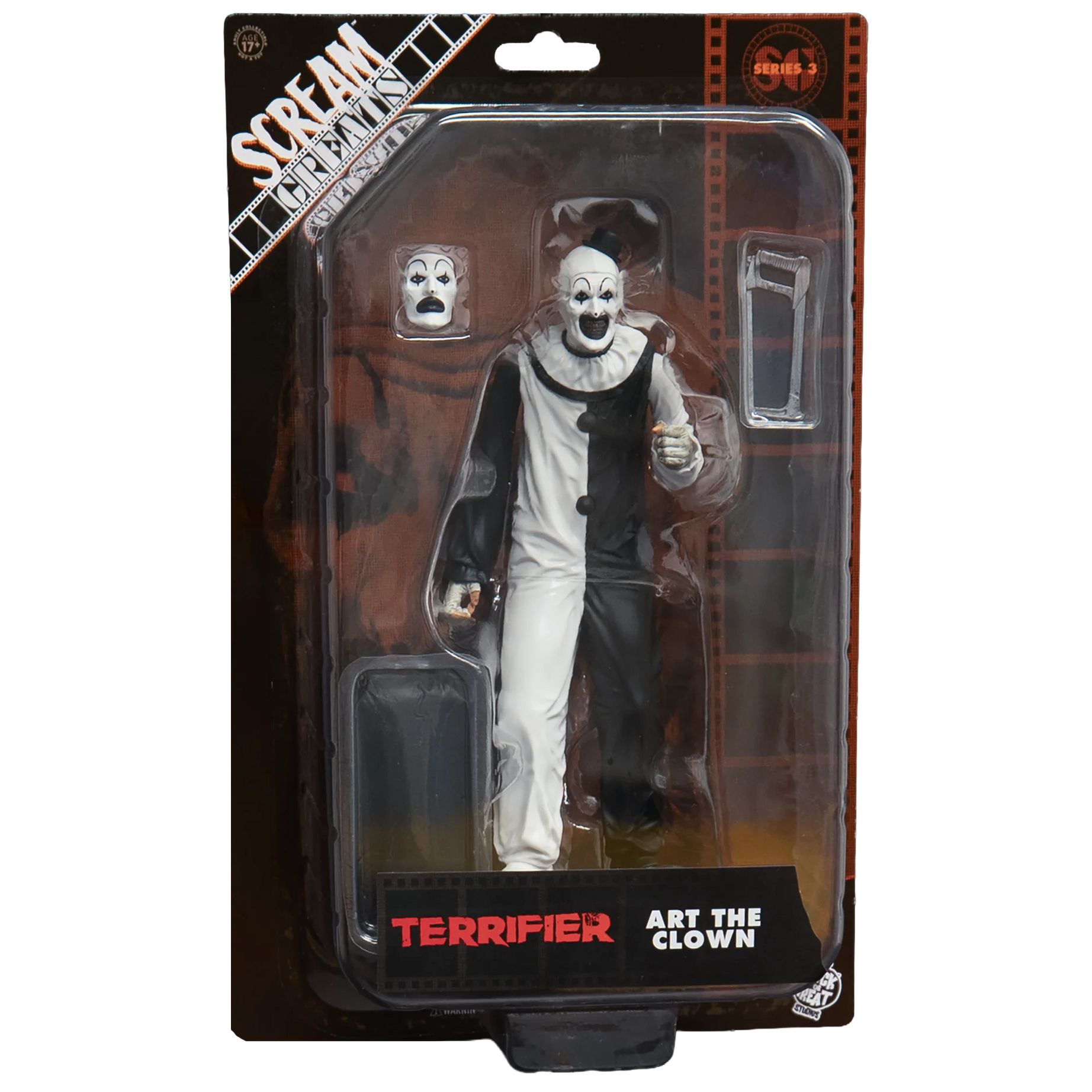 Trick or Treat Studios Scream Greats Series 3 Terrifier Art The Clown 8" Action Figure