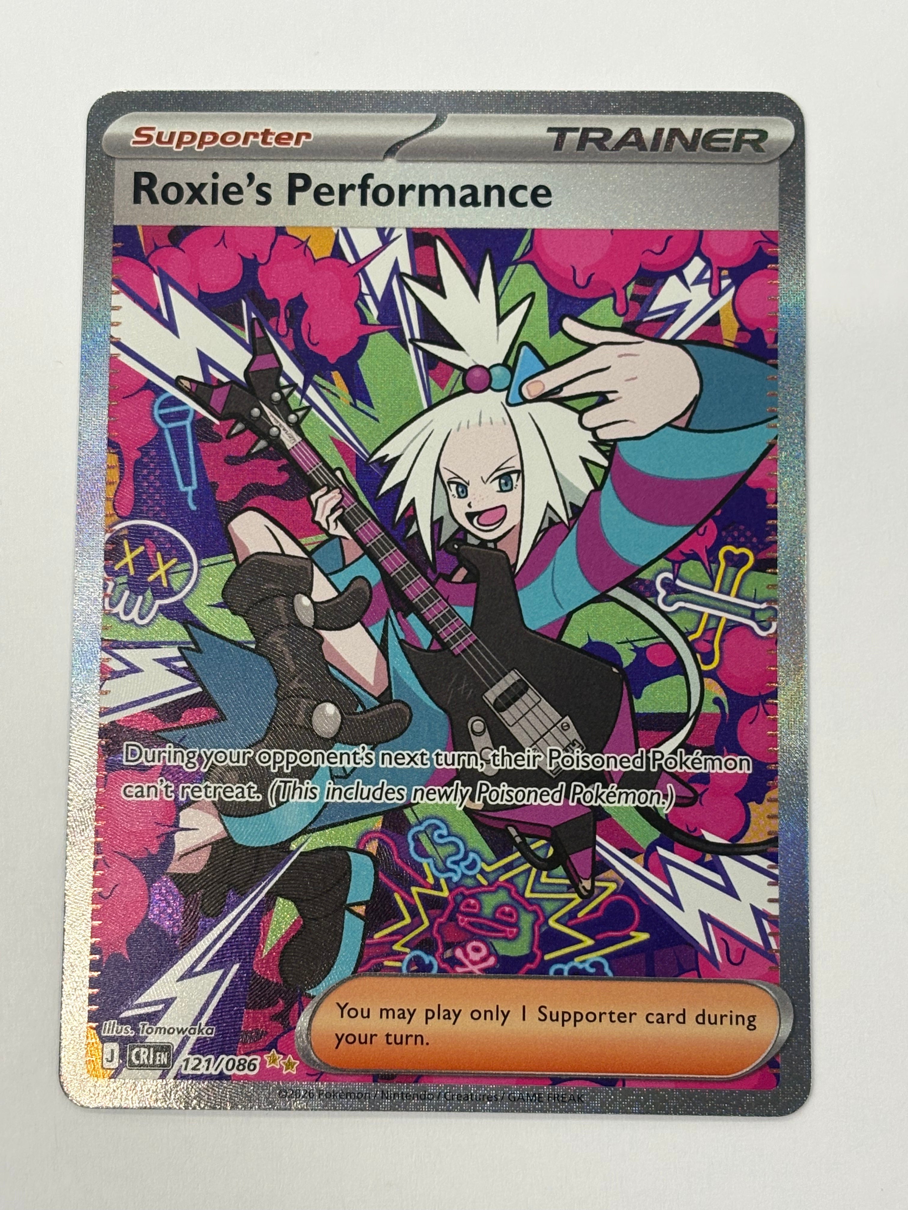 Pokémon TCG - Chaos Rising Roxie’s Performance 121/086 NM