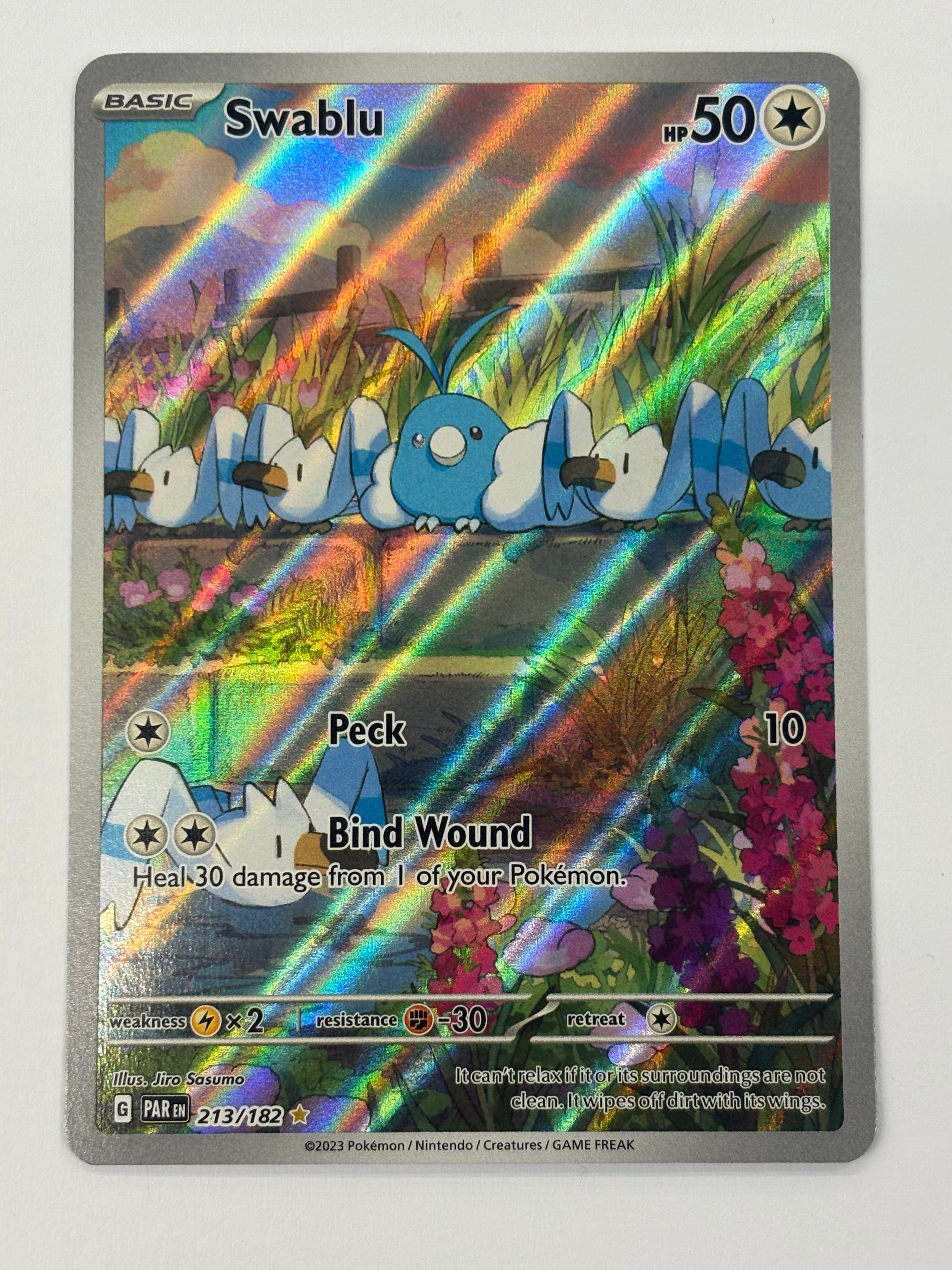 Pokémon TCG - Paradox Rift Swablu 213/182 NM