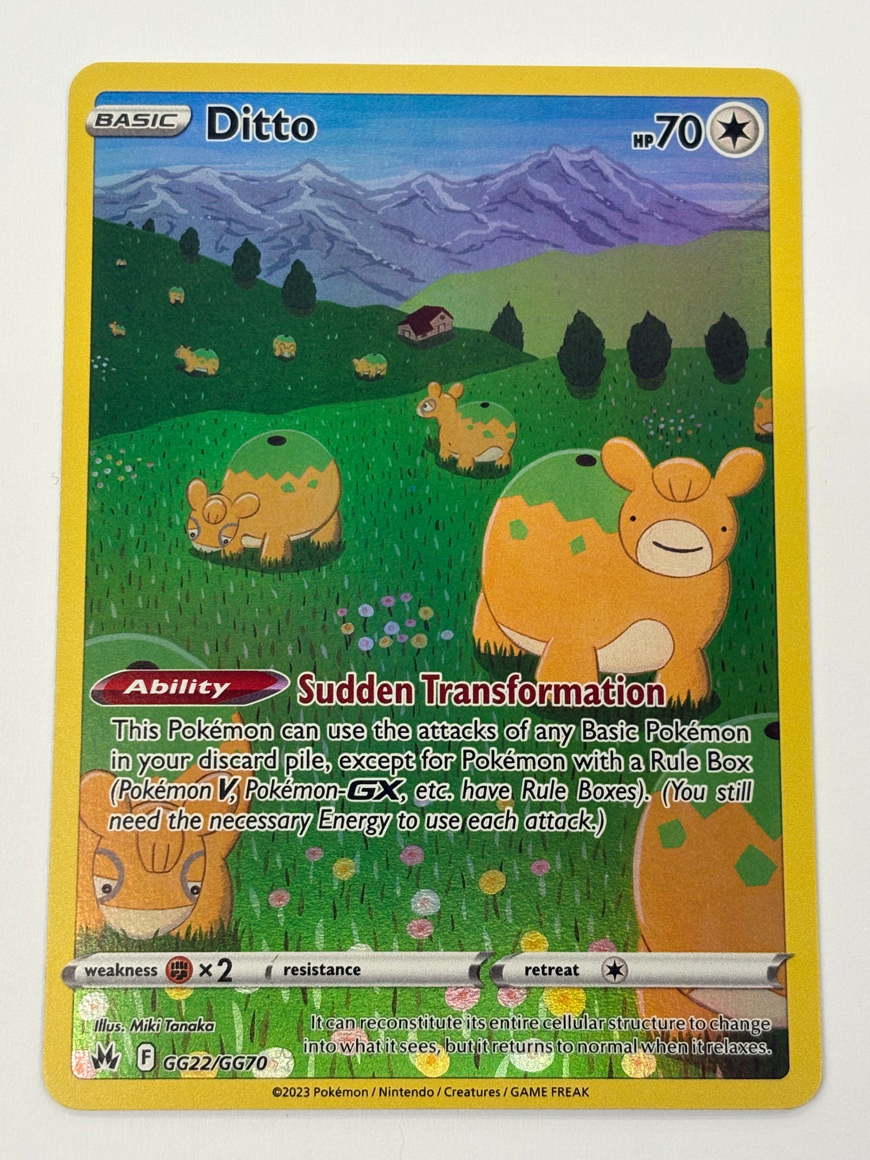 Pokémon TCG - Crown Zenith Ditto GG22/GG70 NM