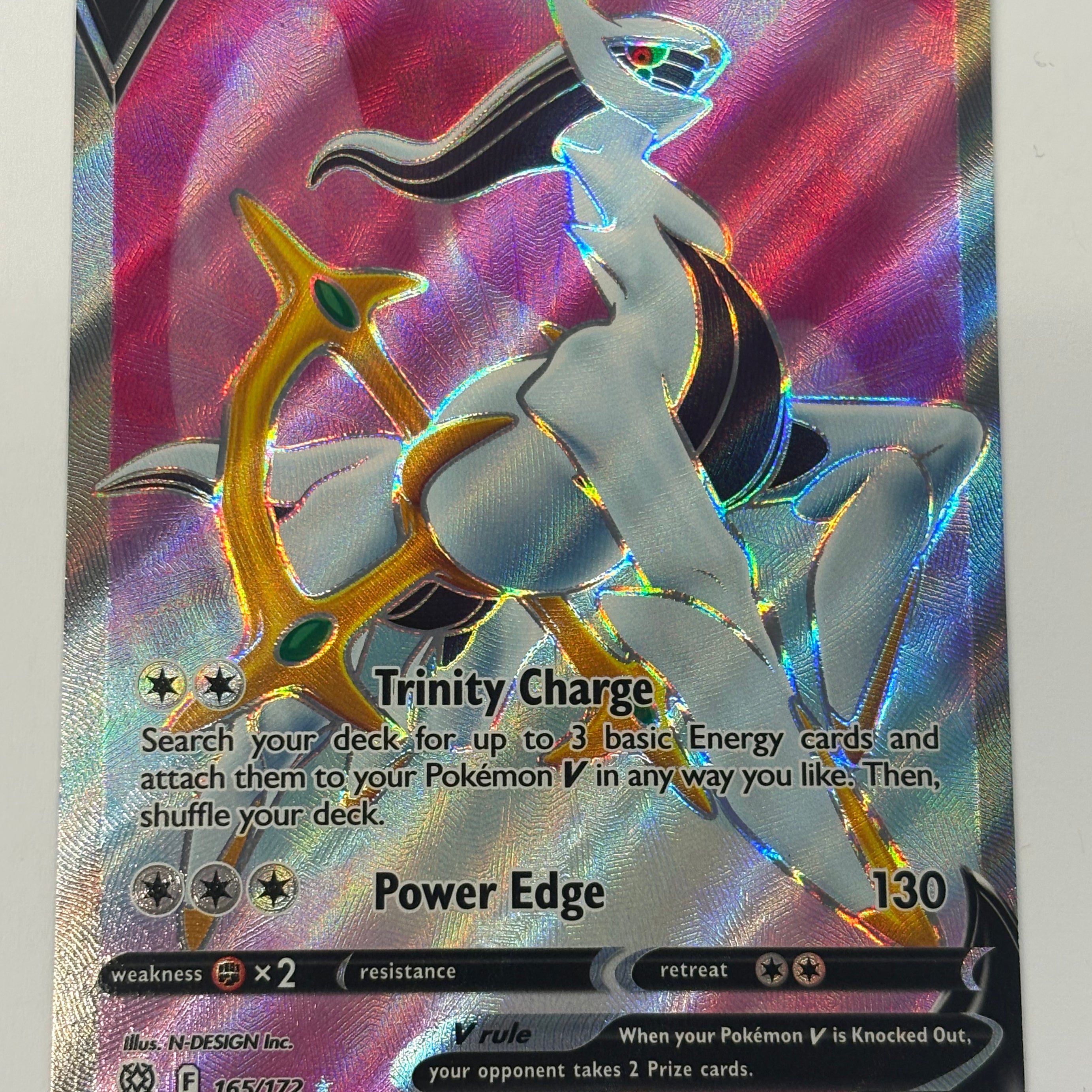 Pokémon TCG - Brilliant Stars Arceus V 165/172 NM