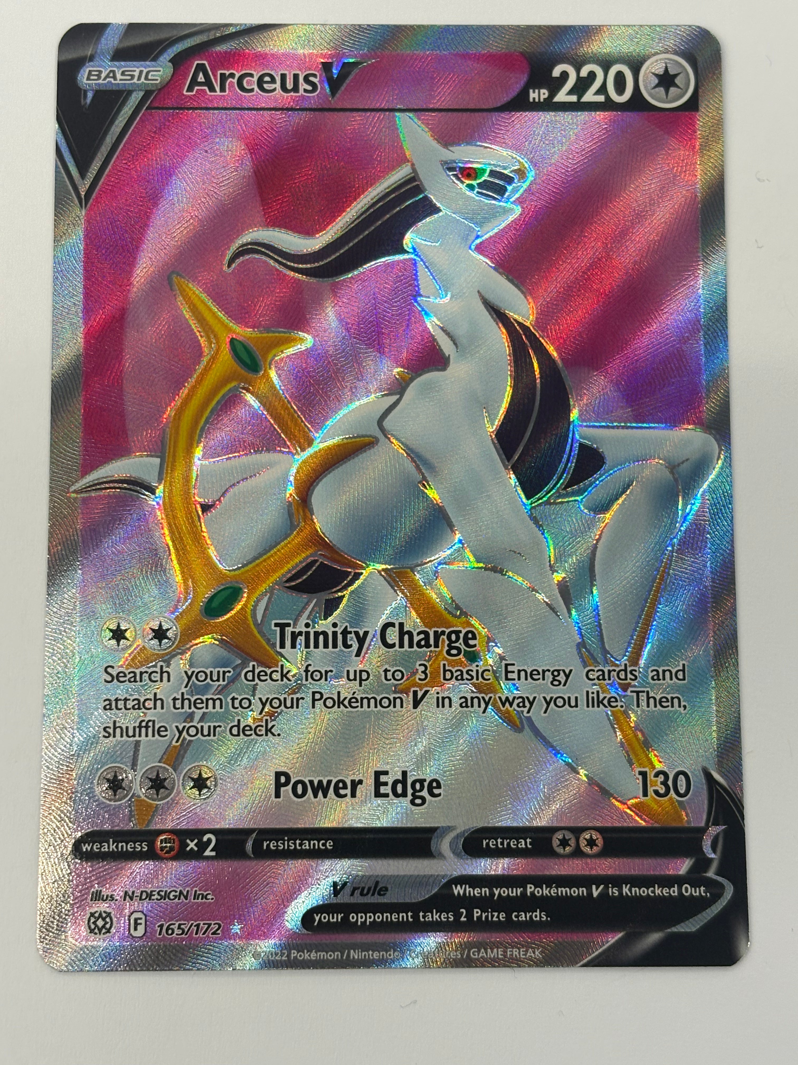 Pokémon TCG - Brilliant Stars Arceus V 165/172 NM