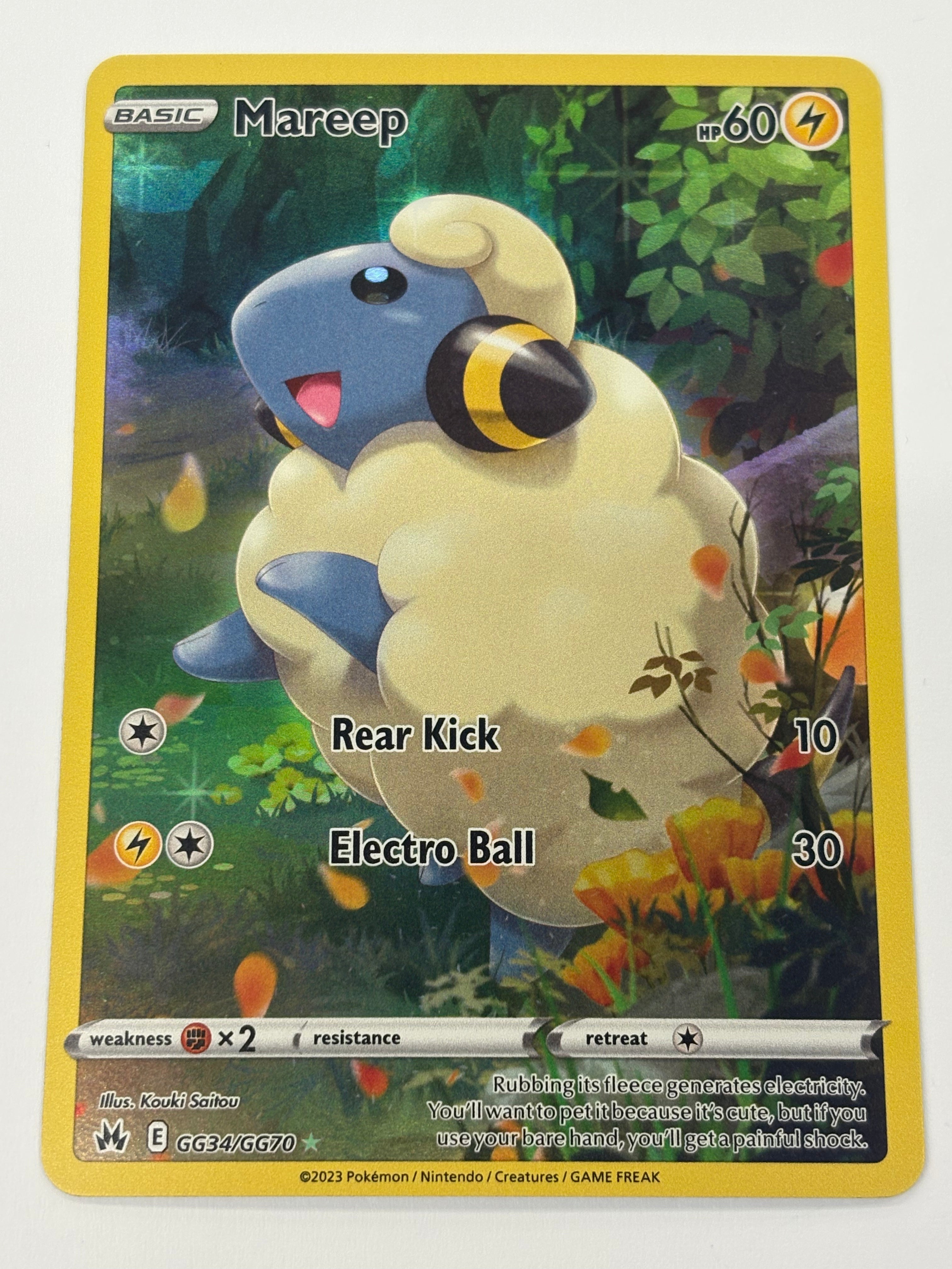 Pokémon TCG - Crown Zenith Mareep GG34/GG70 NM
