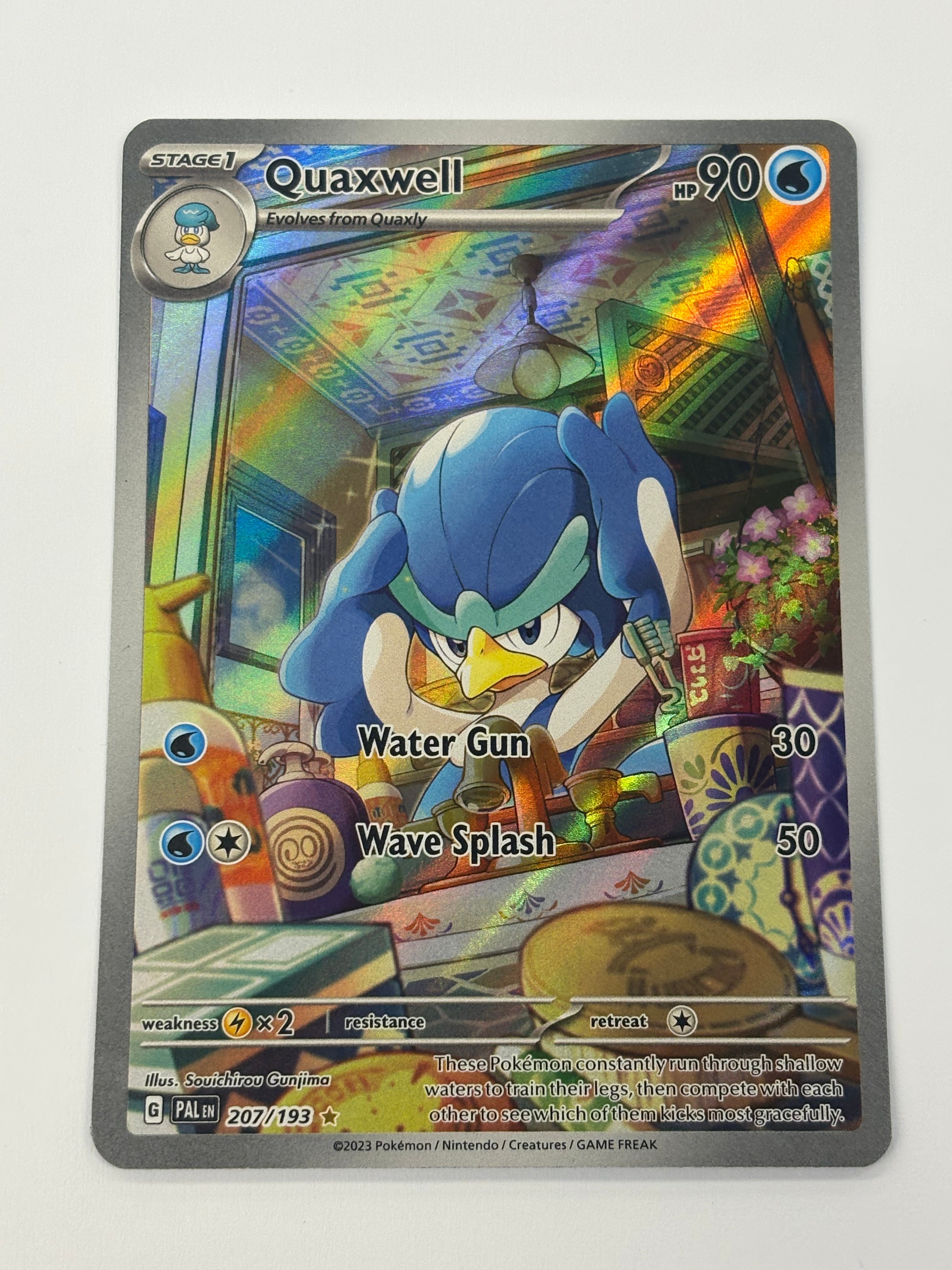 Pokémon TCG - Paldea Evolved Quaxwell 207/193 NM