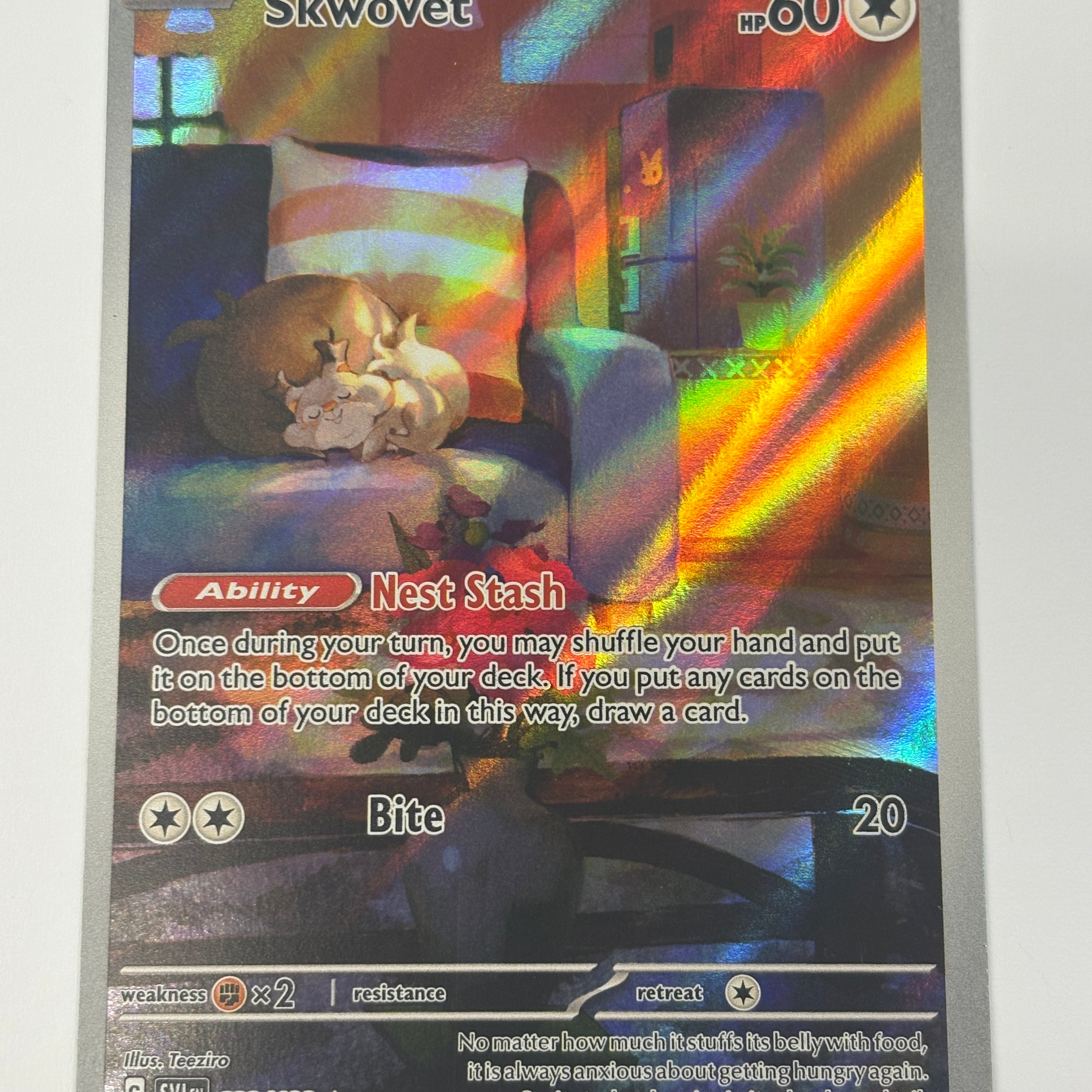 Pokémon TCG - Scarlet & Violet Skwovet 222/198 NM