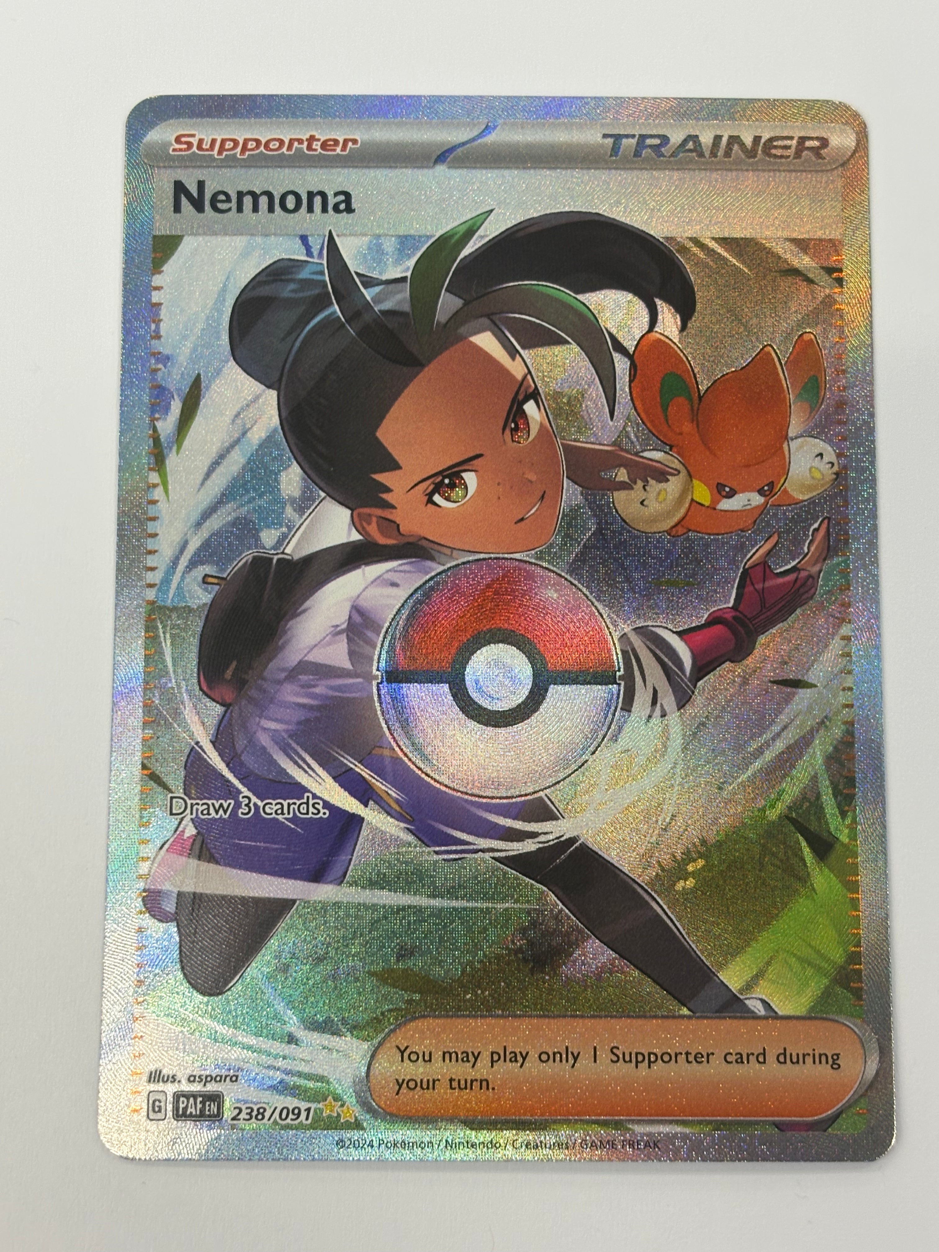 Pokémon TCG - Paldean Fates Nemona 238/091 NM