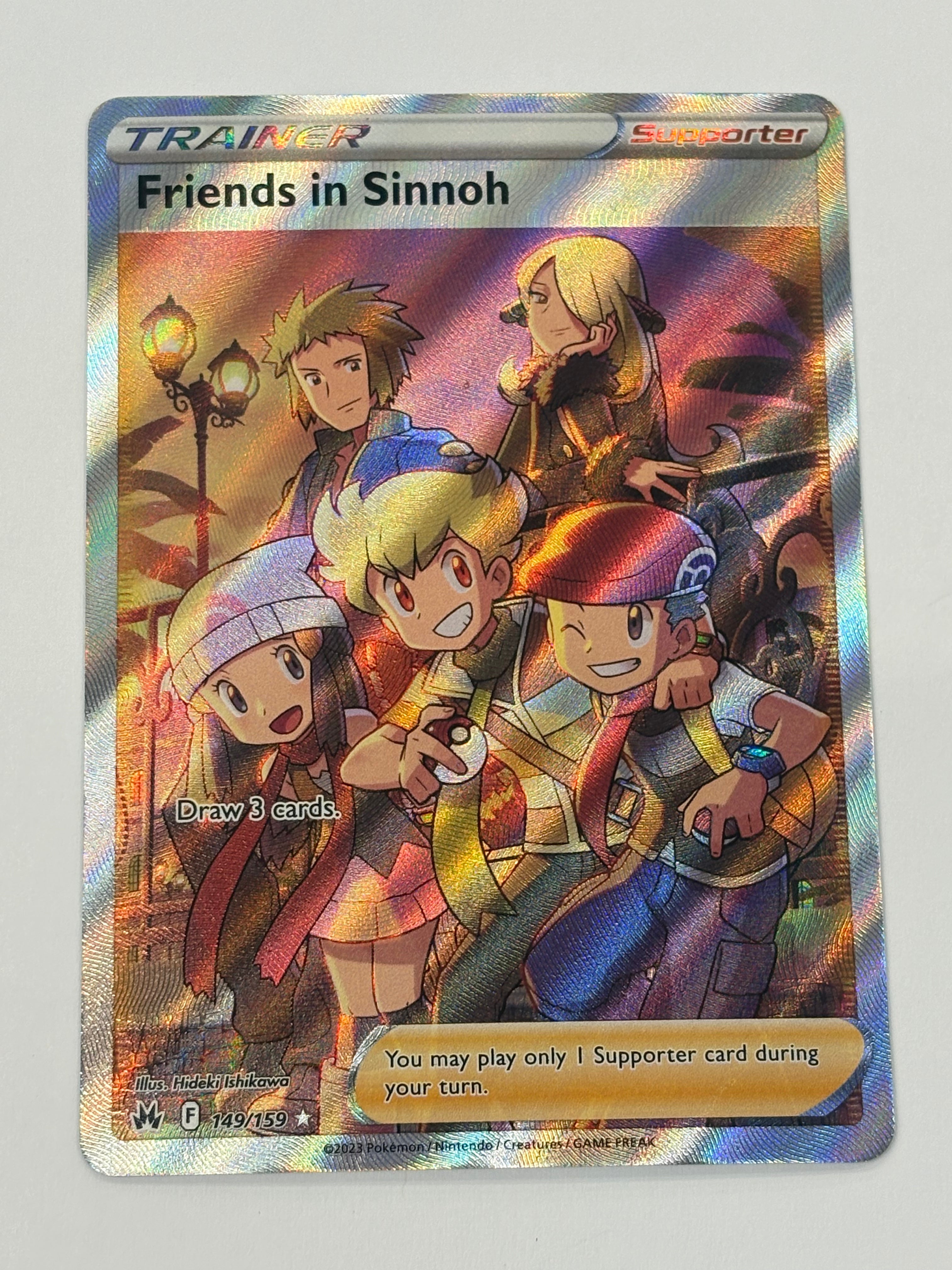 Pokémon TCG - Crown Zenith Friends in Sinnoh 149/159 NM