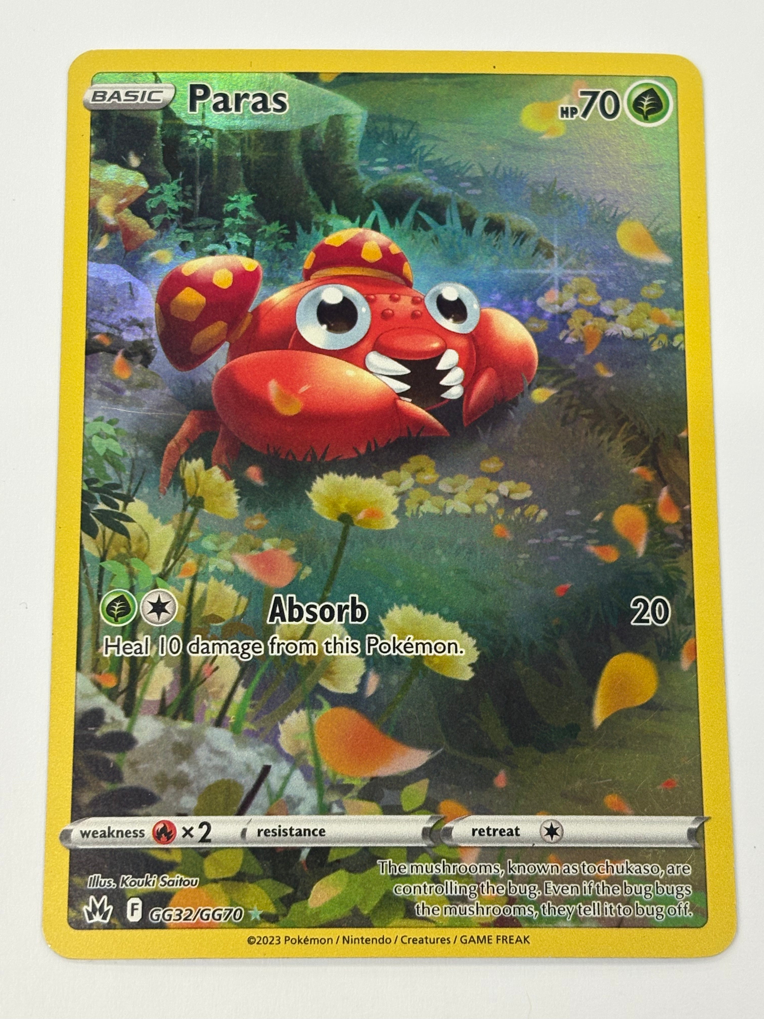 Pokémon TCG - Crown Zenith Paras GG32/GG70 LP