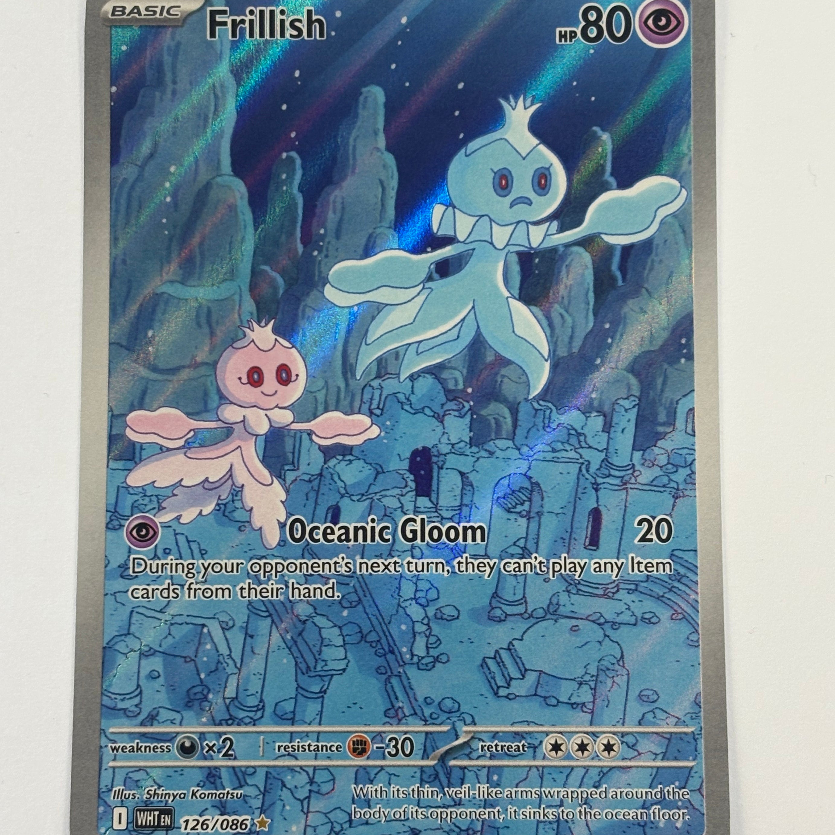 Pokémon TCG - White Flare Frillish 126/086 NM
