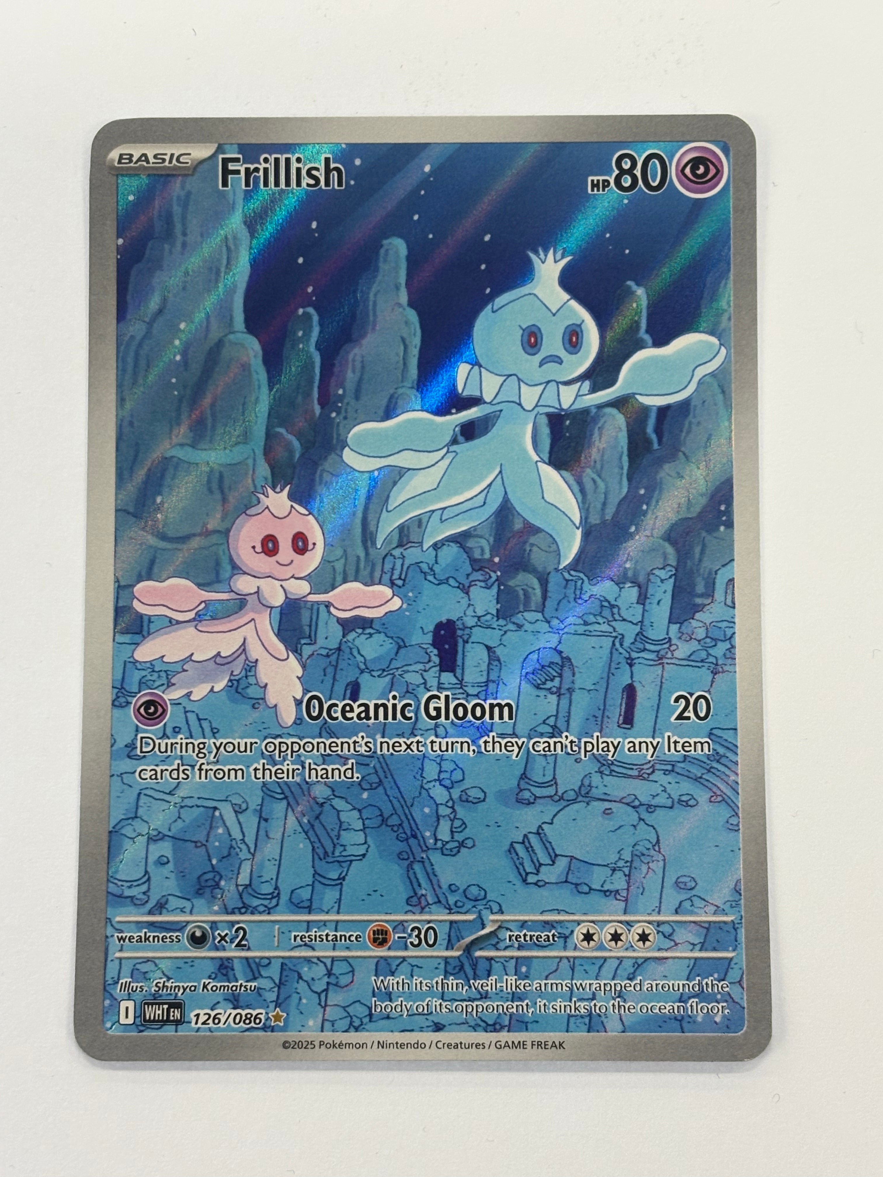 Pokémon TCG - White Flare Frillish 126/086 NM