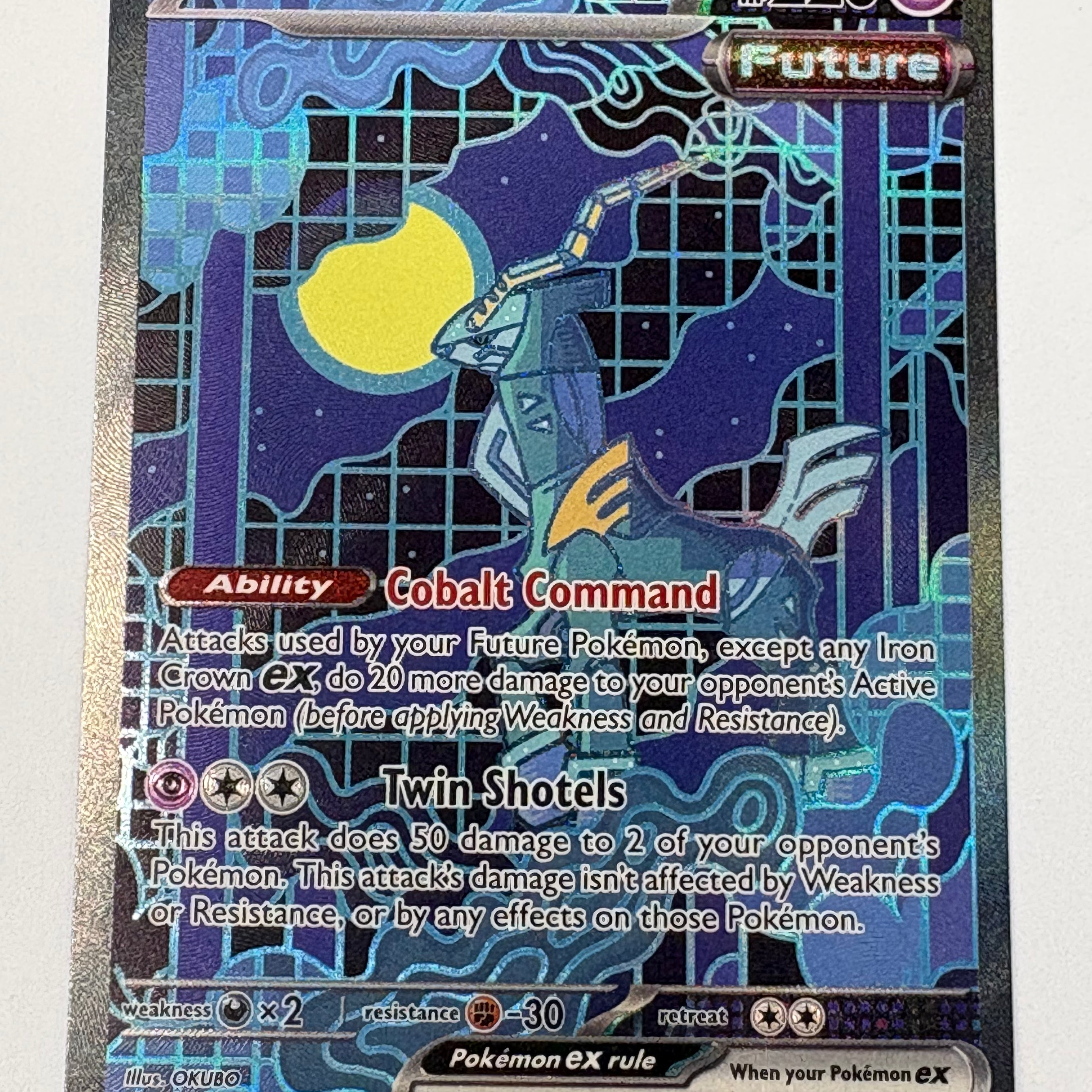 Pokémon TCG - Prismatic Evolutions Iron Crown ex 158/131 NM