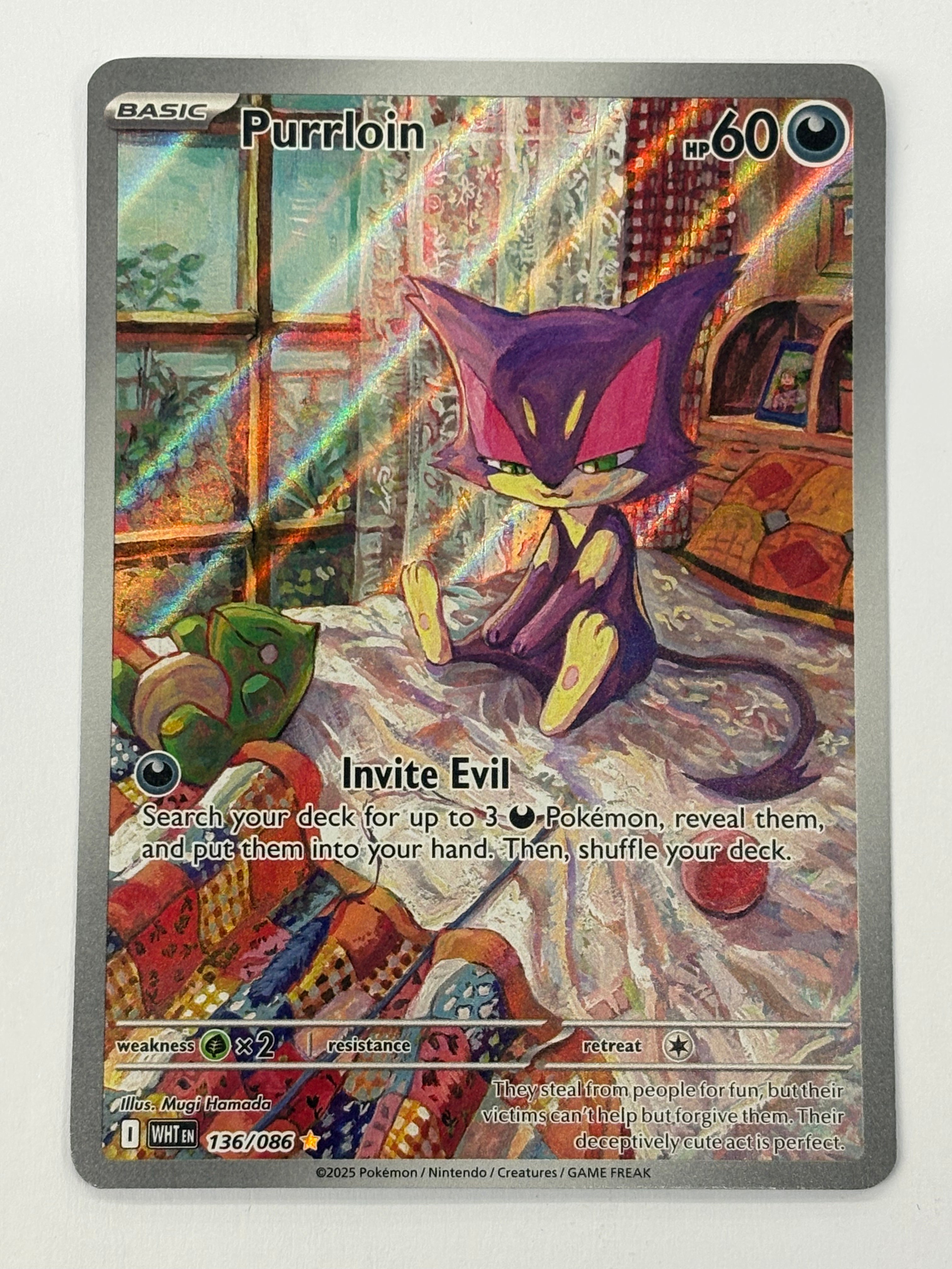 Pokémon TCG - White Flare Purrloin 136/086 NM