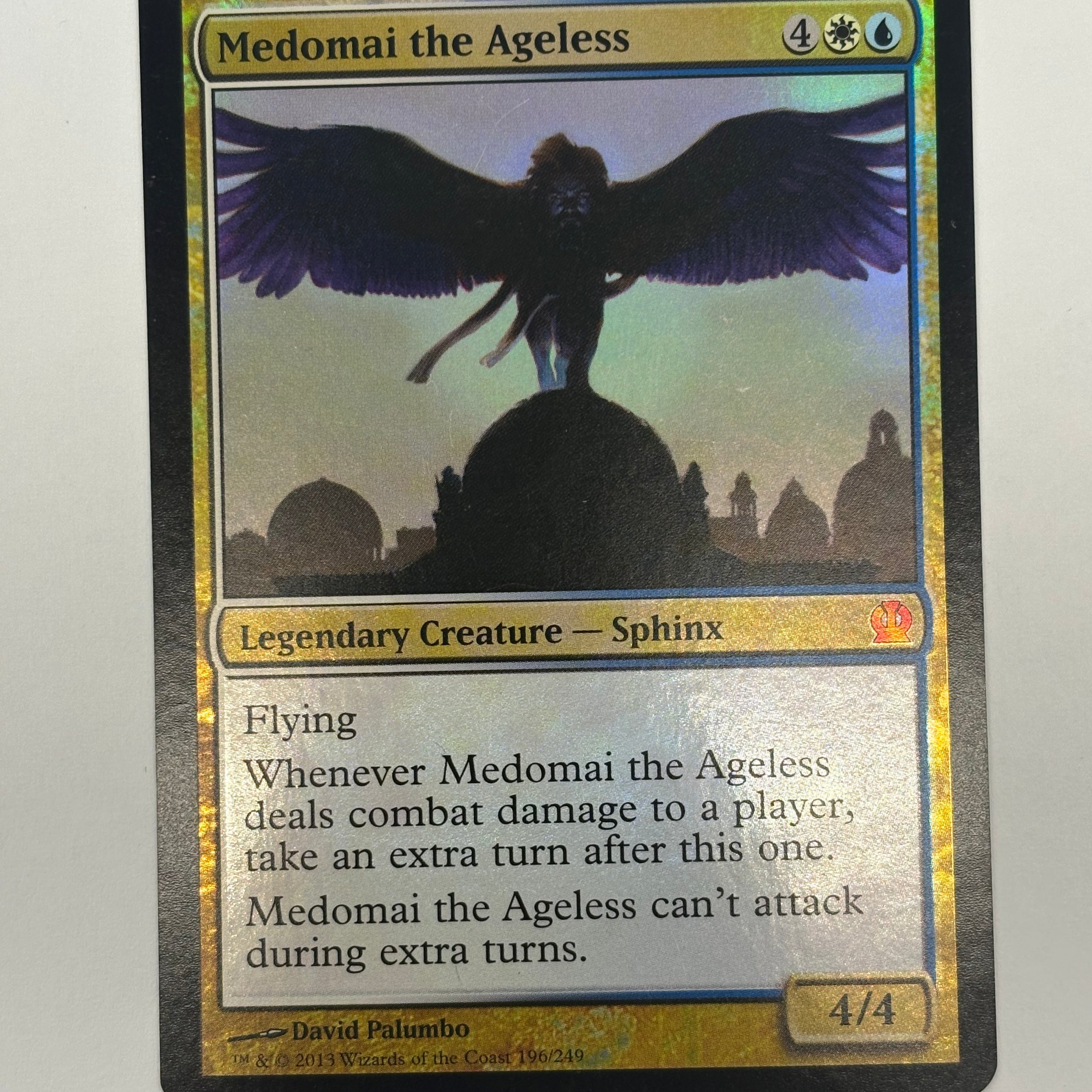 Magic The Gathering TCG - Theros Medomai the Ageless 196/249 (Foil) NM