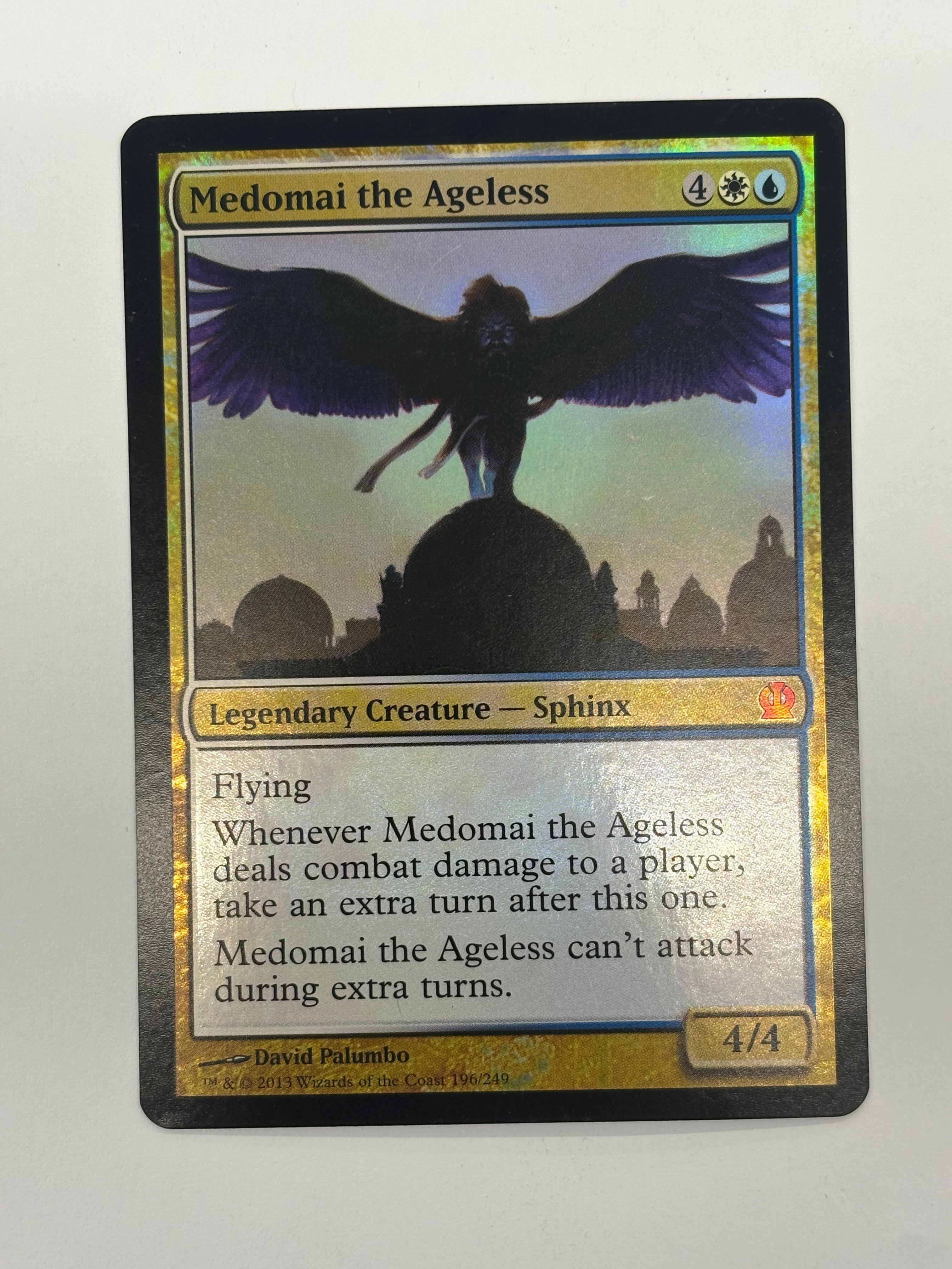 Magic The Gathering TCG - Theros Medomai the Ageless 196/249 (Foil) NM
