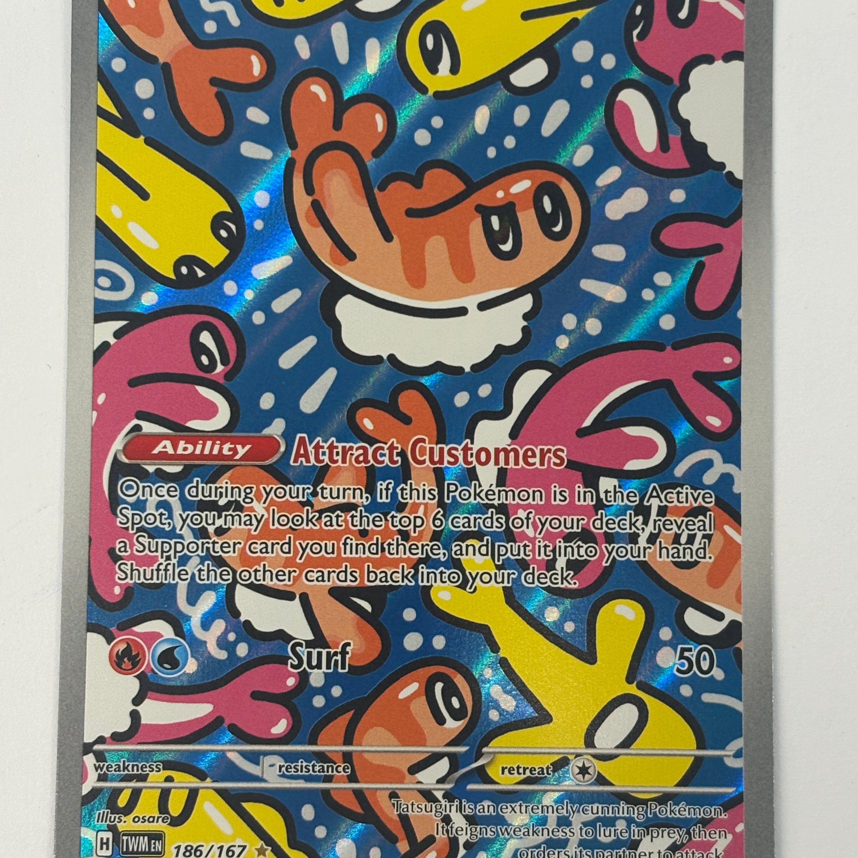 Pokémon TCG - Twilight Masquerade Tatsugiri 186/167 NM