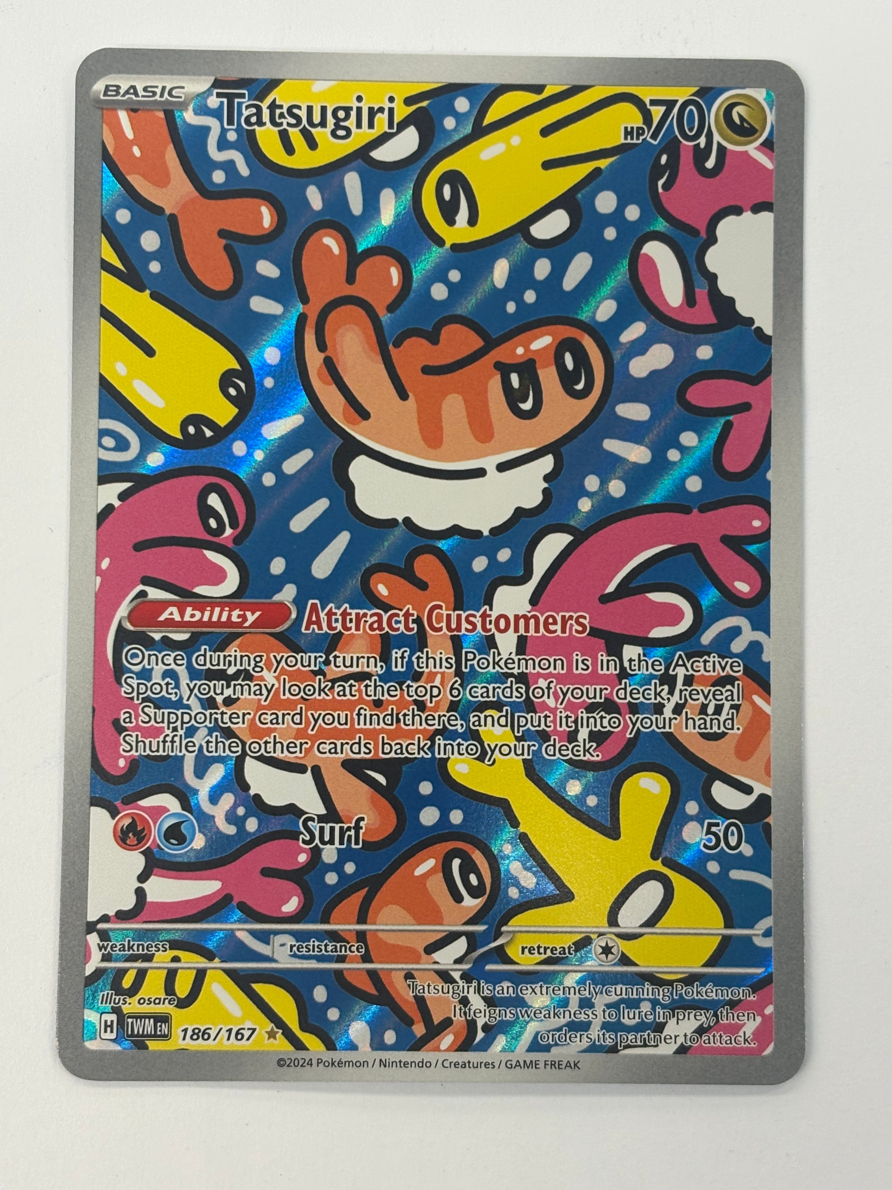 Pokémon TCG - Twilight Masquerade Tatsugiri 186/167 NM