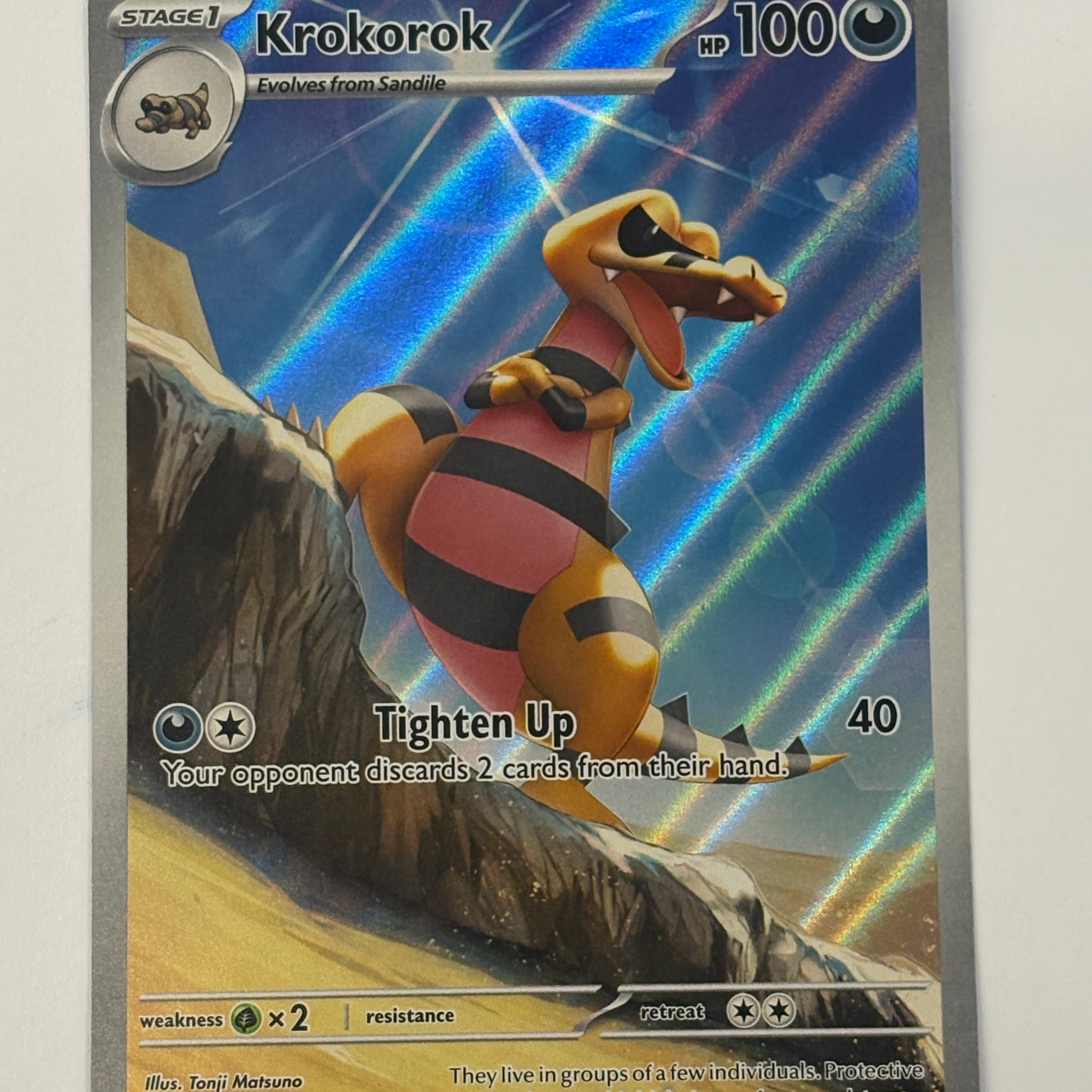 Pokémon TCG - Black Bolt Krokorok 136/086 NM