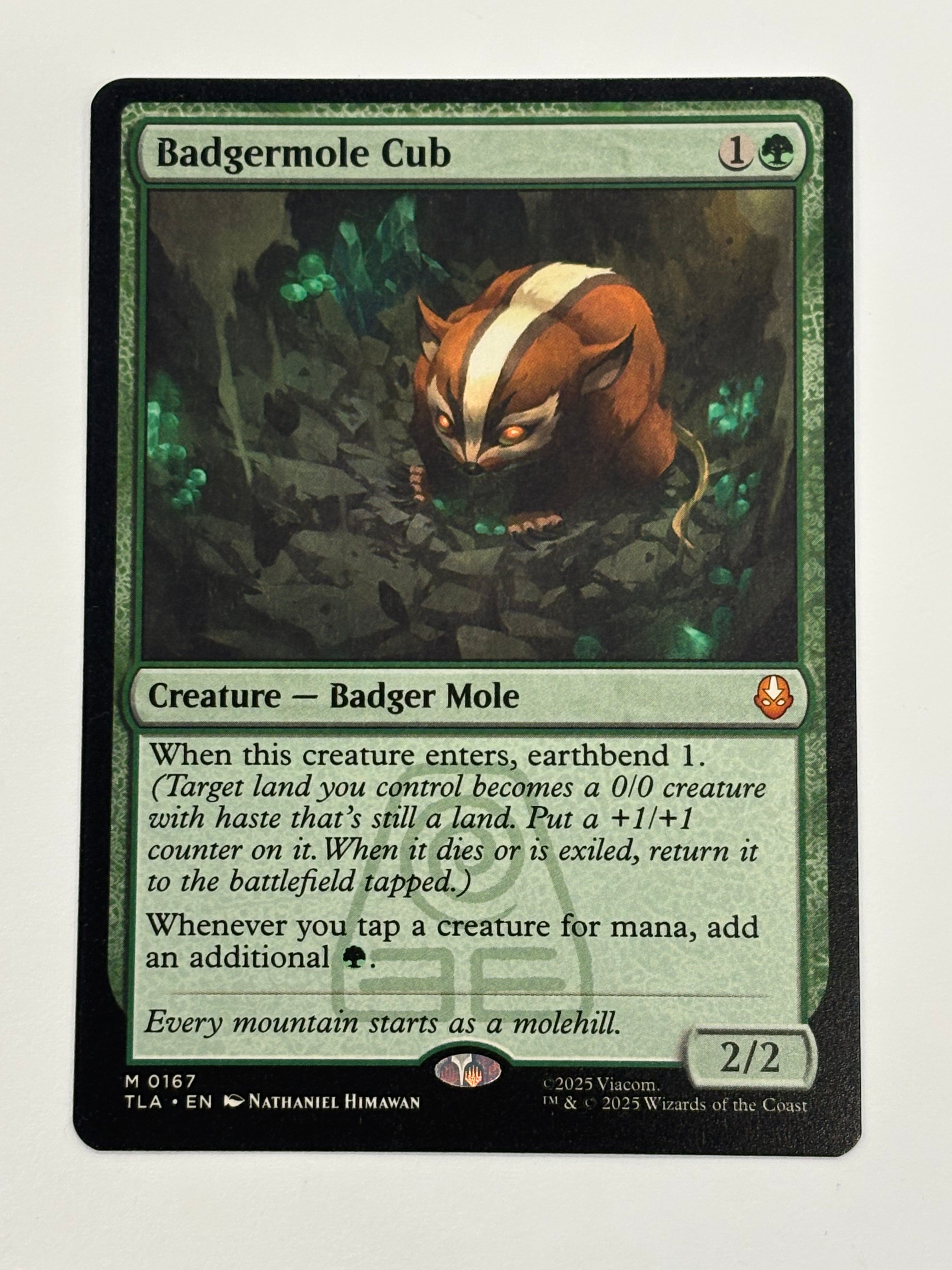 Magic The Gathering TCG - Avatar the Last Airbender Badgermole Cub 167 NM